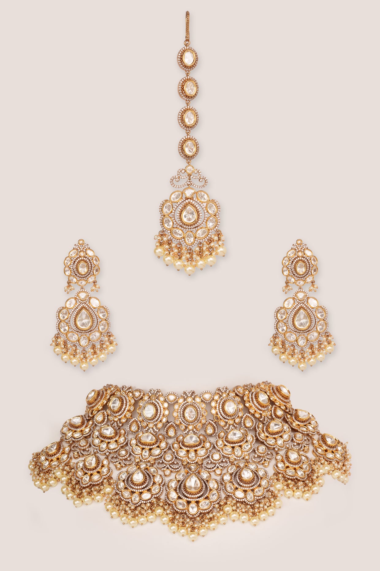 Gamya Polki Bridal Set