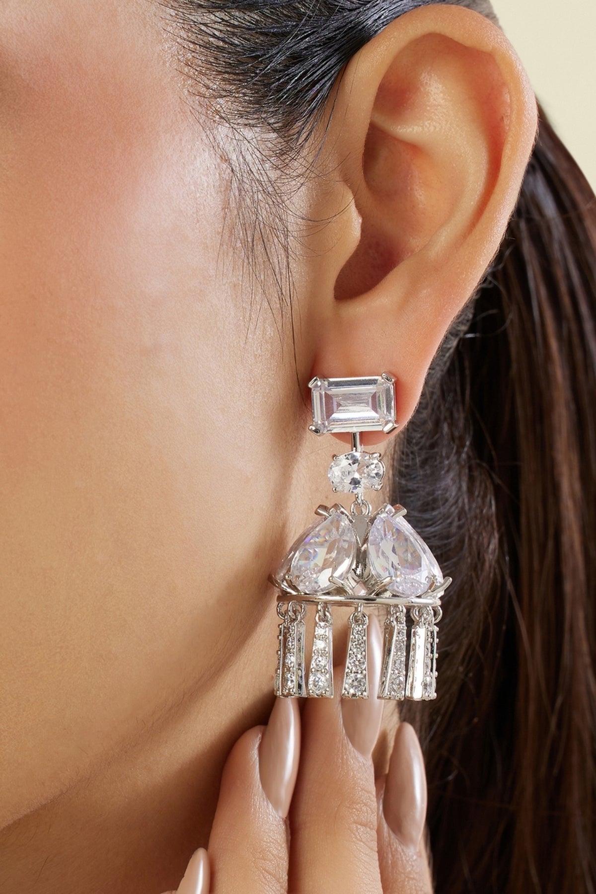 Noblesse Diamante Botox Jhumkas