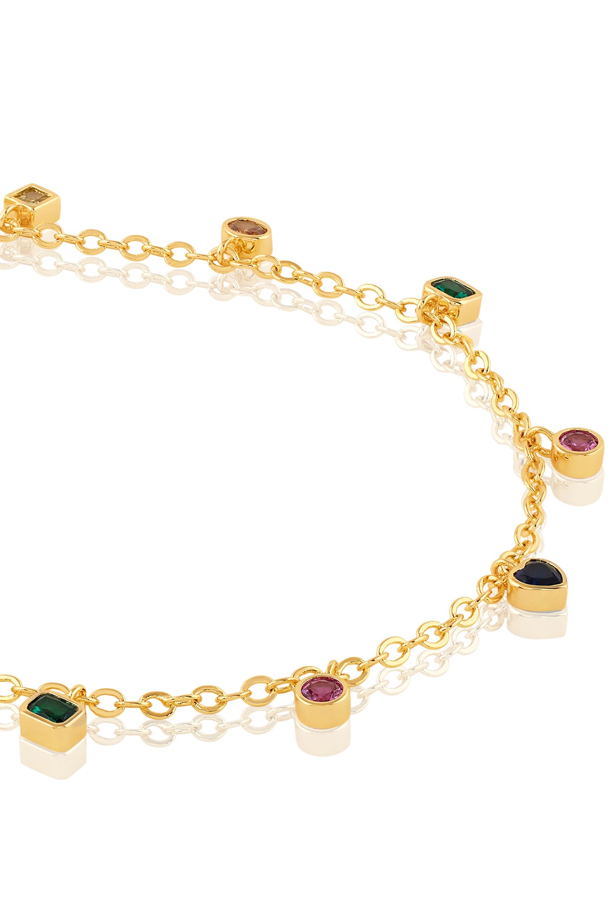 Soul Symbols Charm Necklace In 18kt Gold Plated