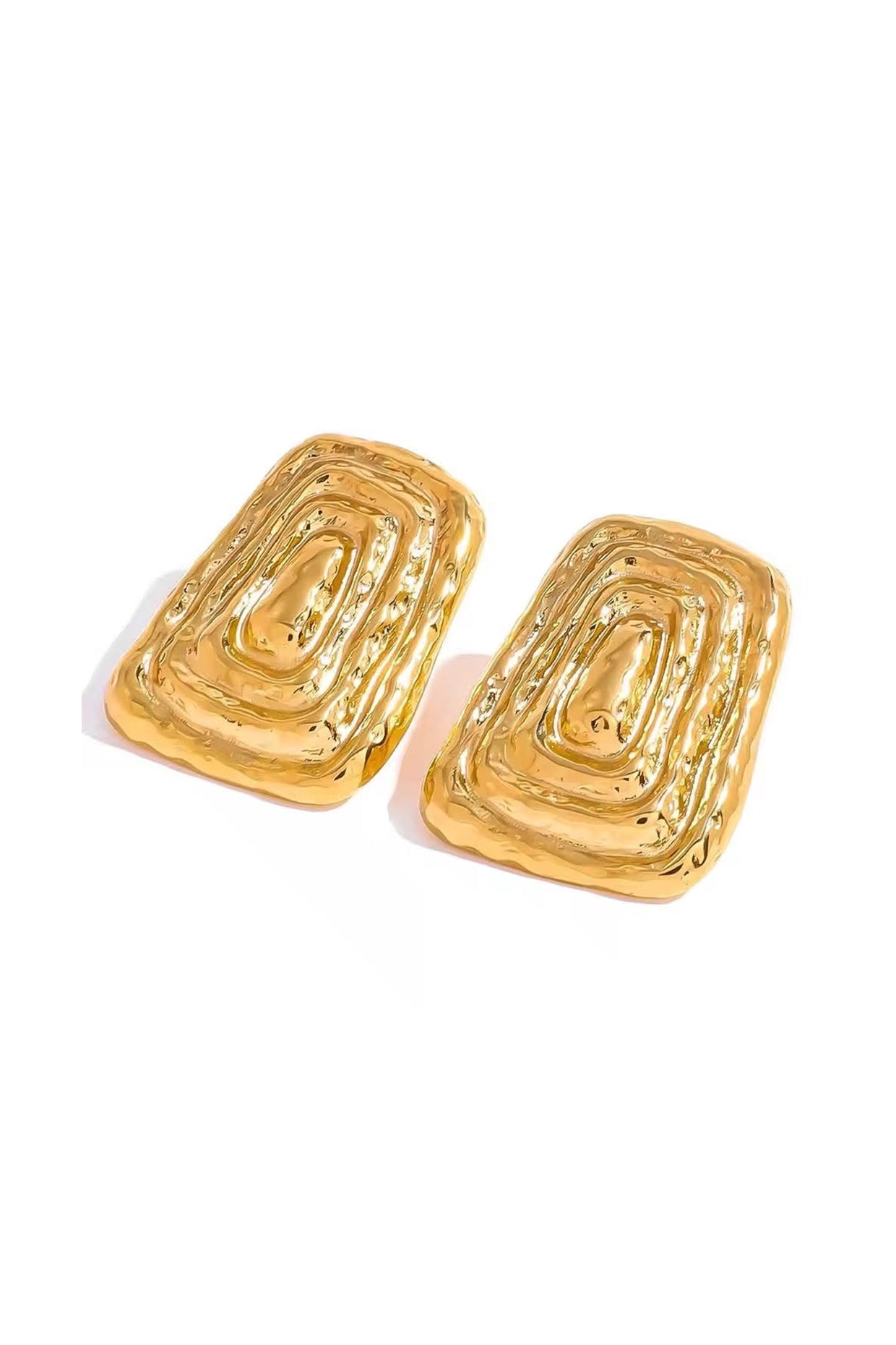 18Kt Gold Plated Stack Studs