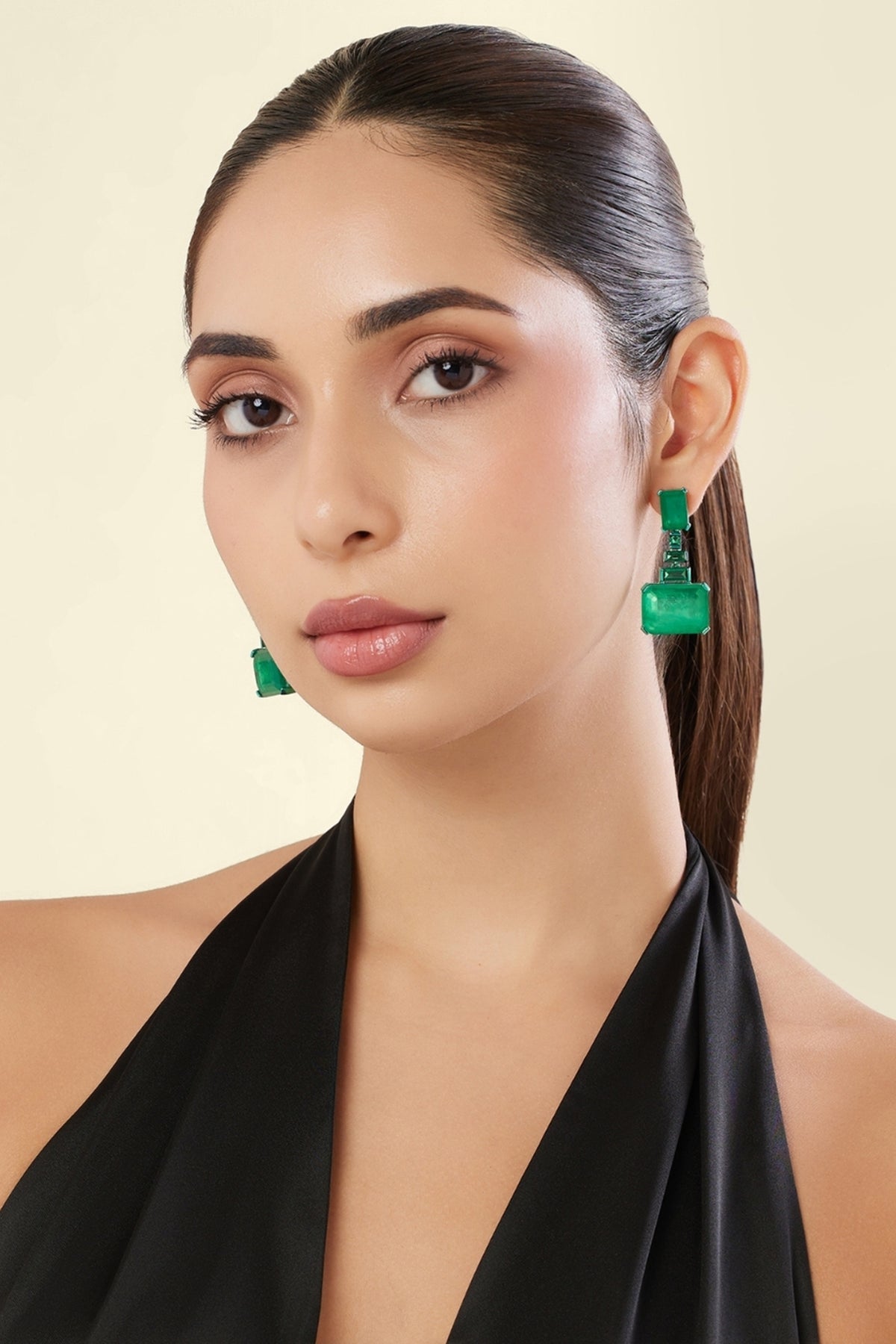 Shalom Emeralds Botox Danglers