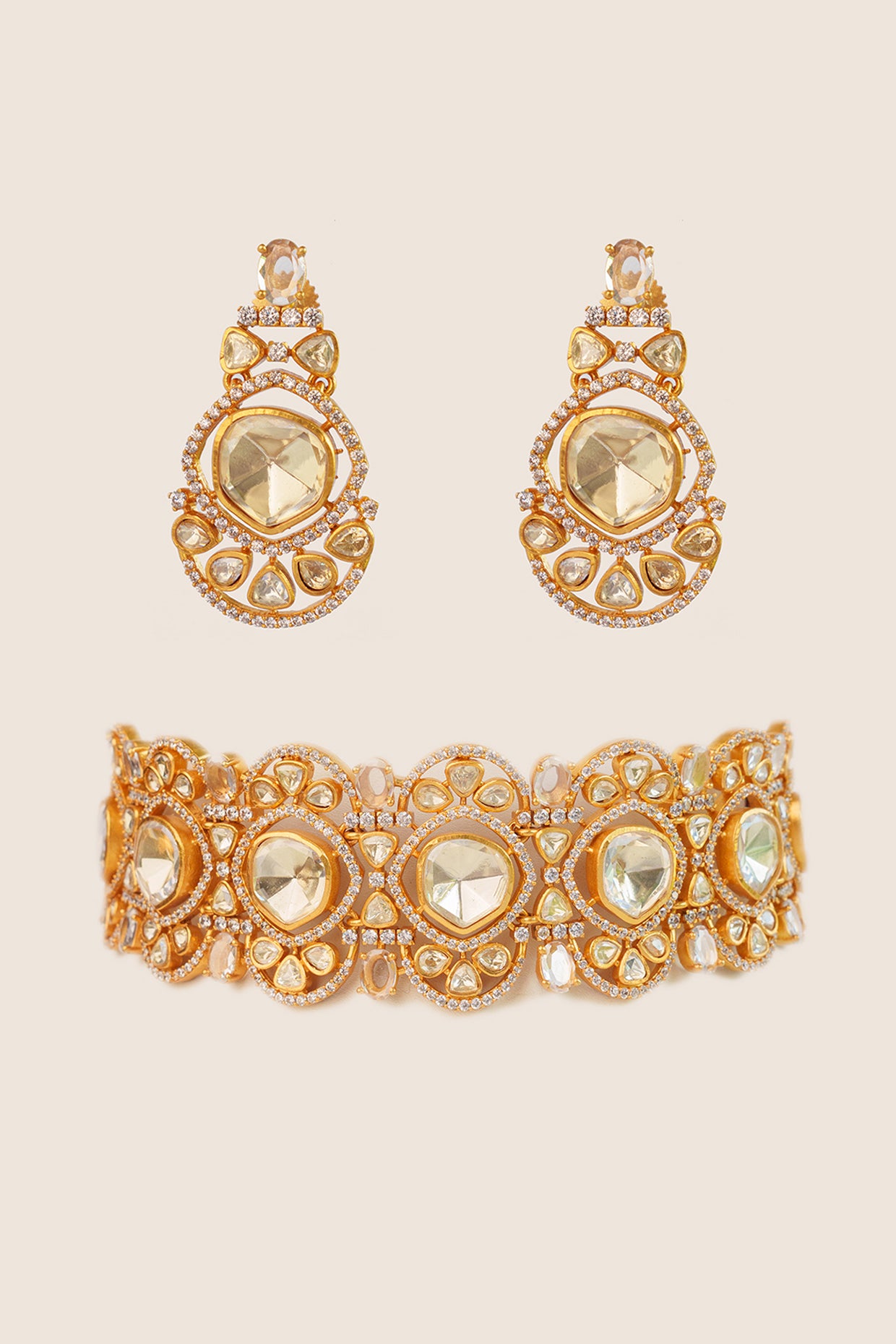 Nagozi Moissanite Choker Set