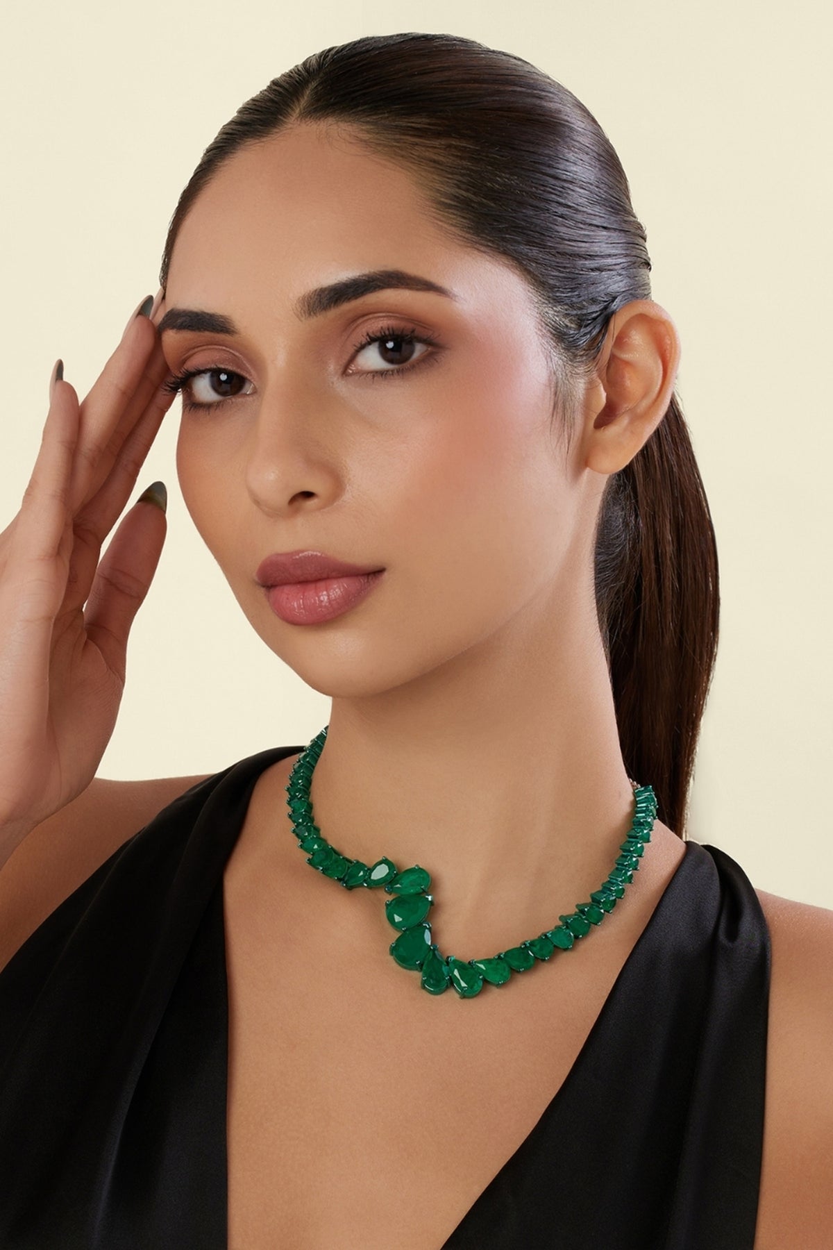 Briolette Emerald Botox Necklace