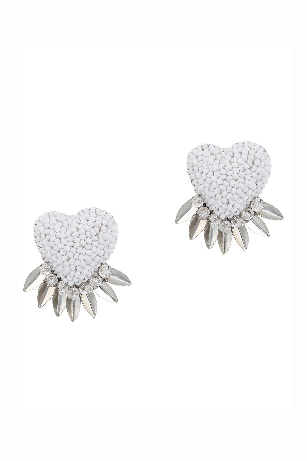White Danika Earrings