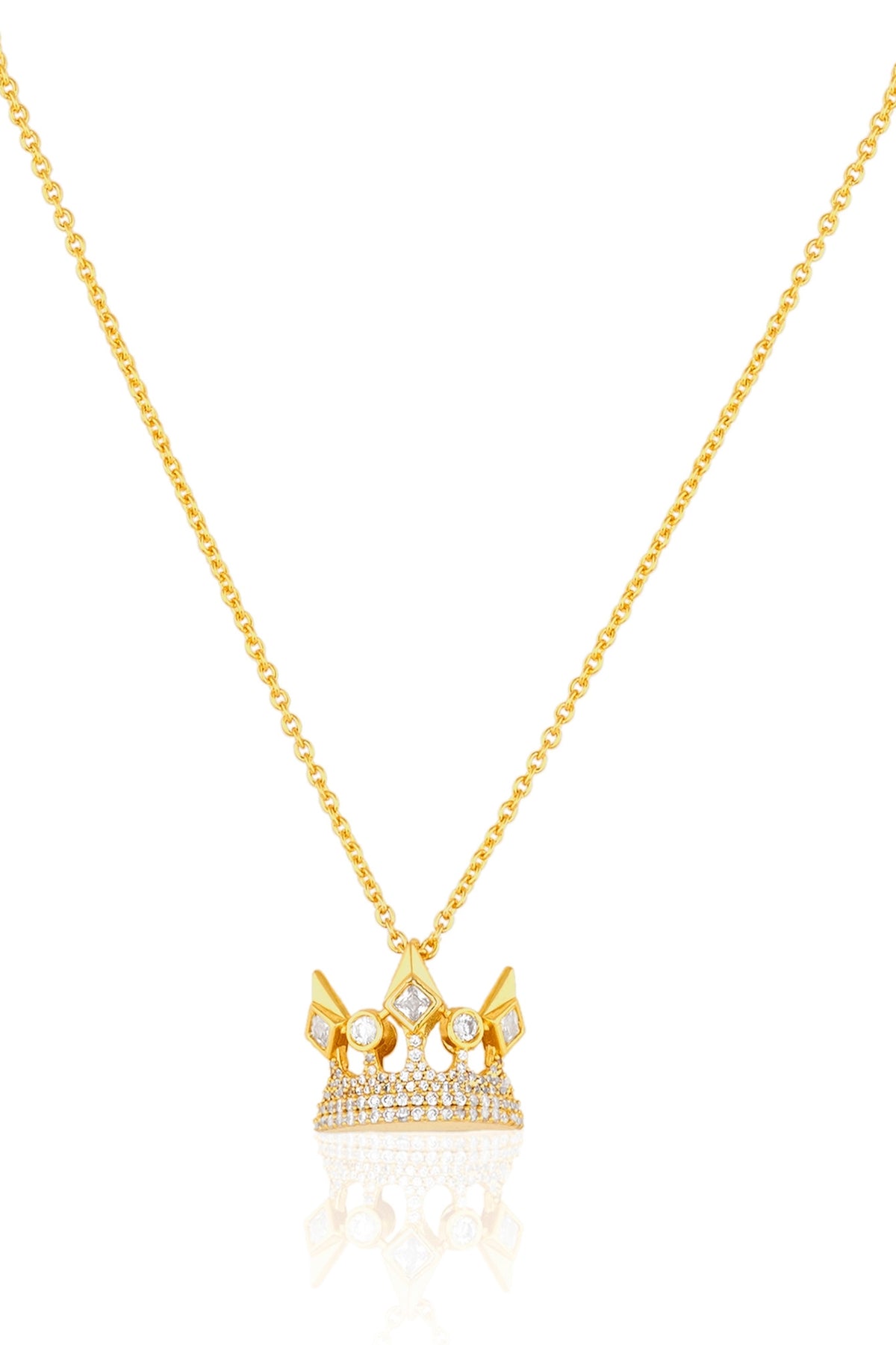 Polki Crown Heir Pendant Necklace