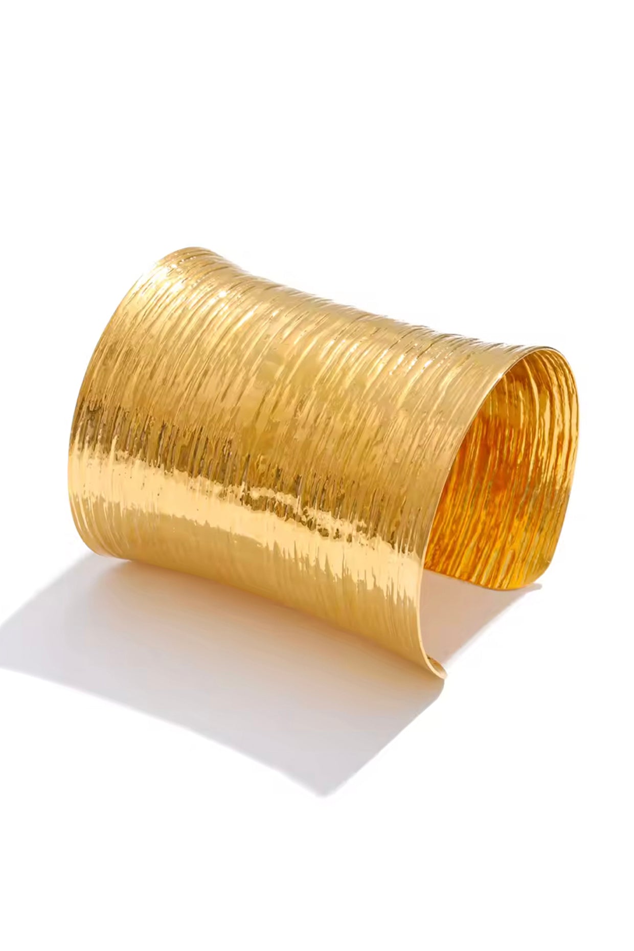 18Kt Gold Plated Power Cuff