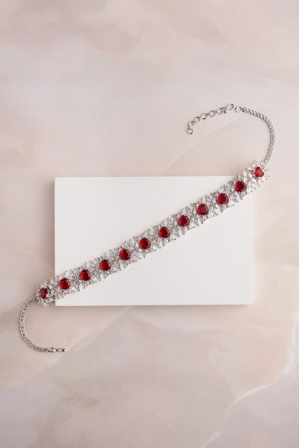 Red Aadhya Necklace
