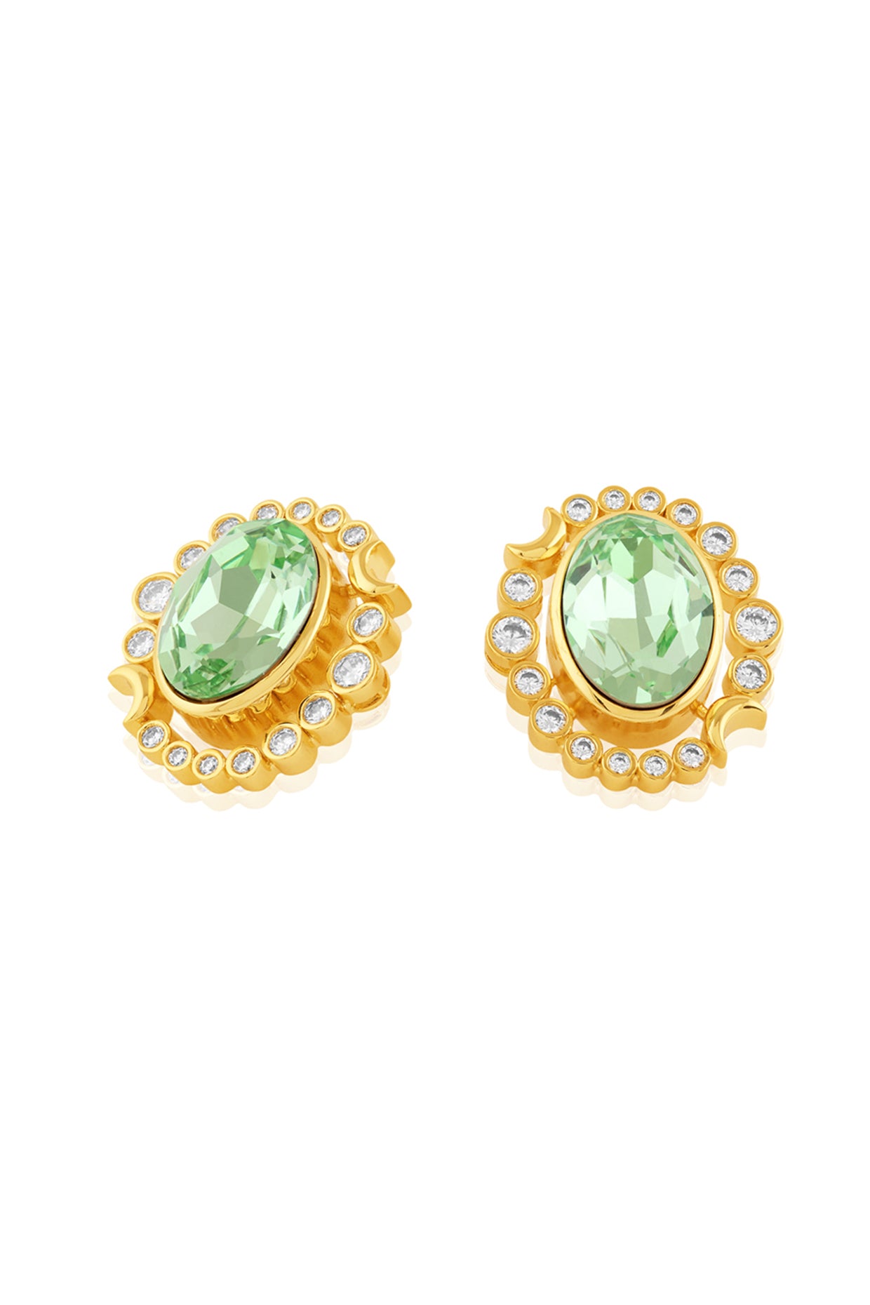 The Oracle Studs 18kt Gold Plated