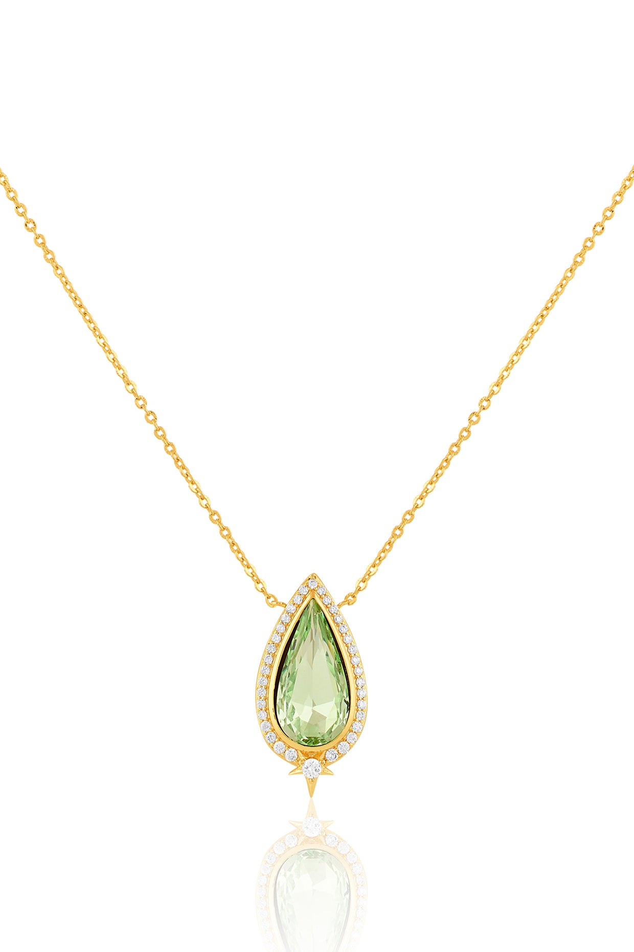 Caelum Pendant Necklace In 18Kt Gold Plated