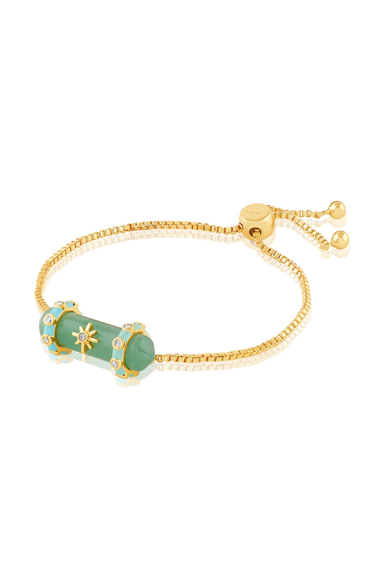 Verdant Flow Bracelet In 18kt Gold Plated