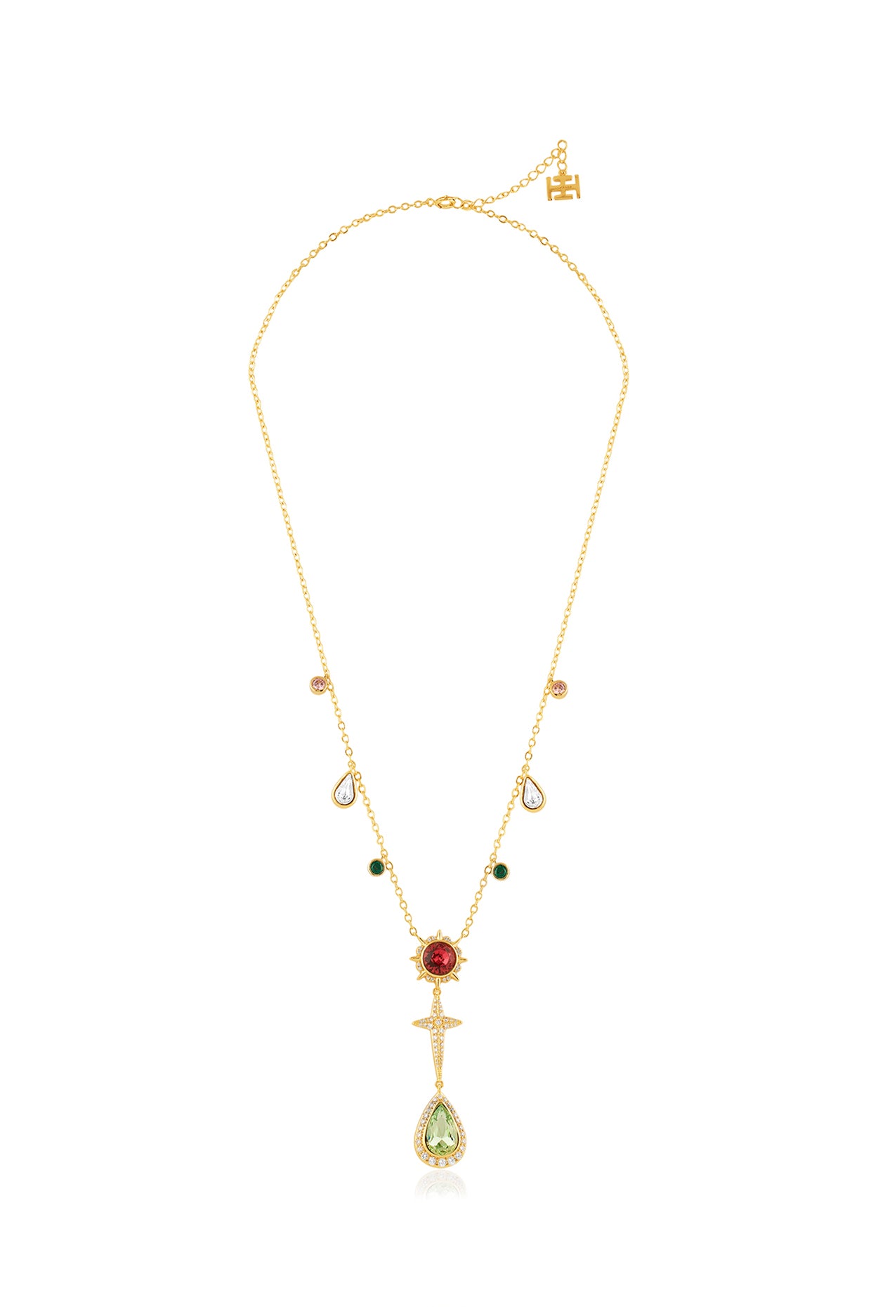 Arctura Y Necklace In 18Kt Gold Plated
