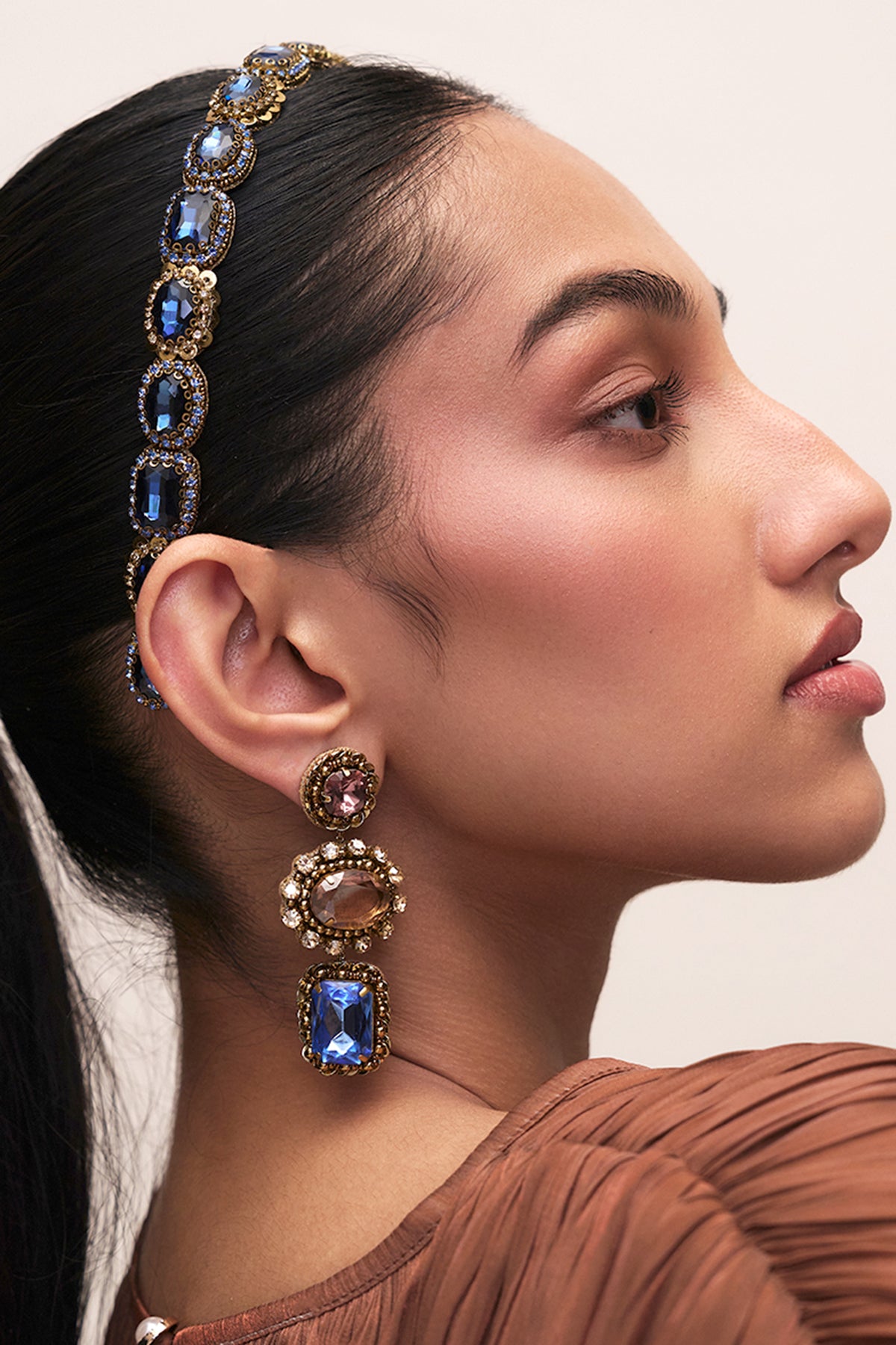 Blue Rehman Earrings