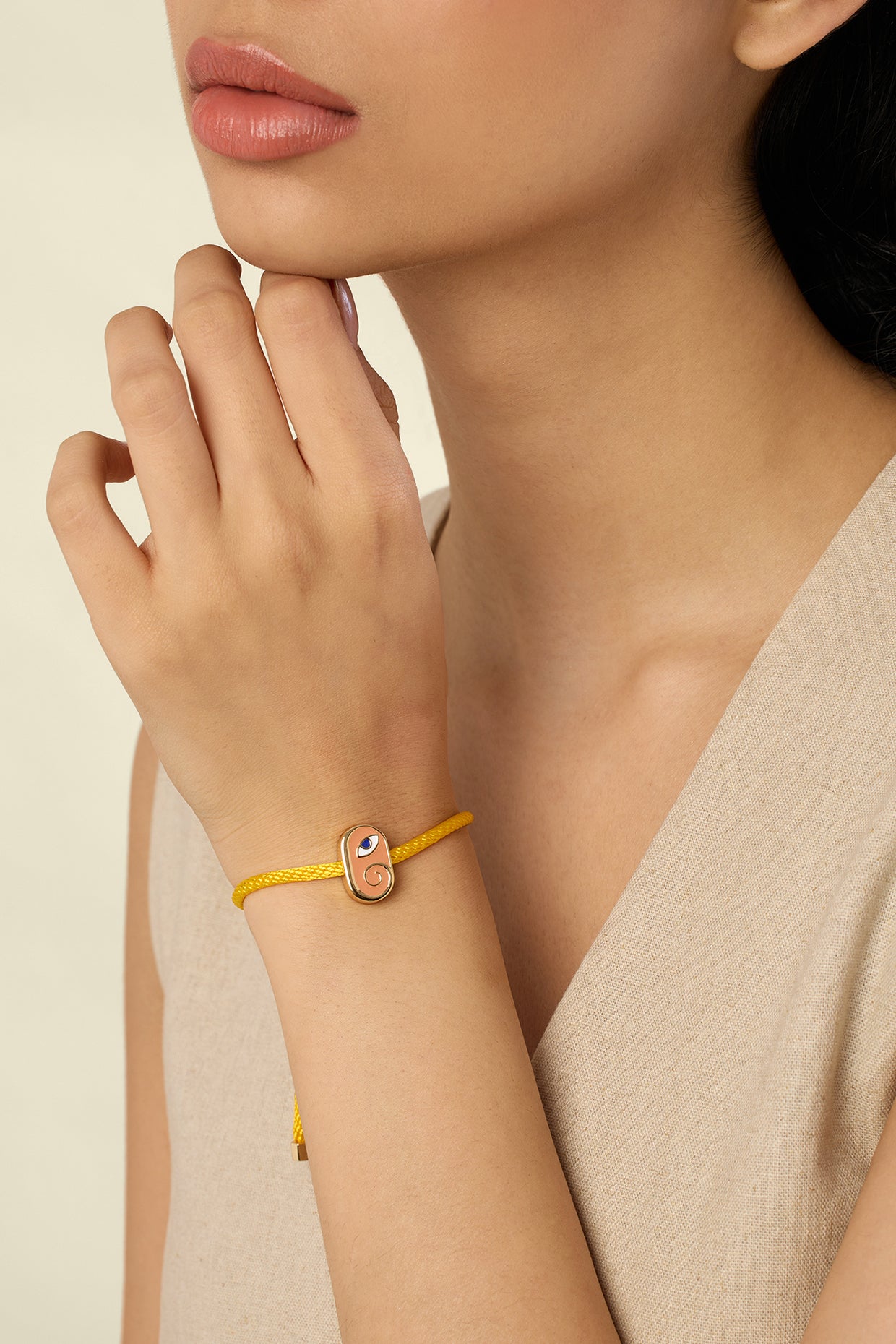 Ganesha Bracelet In 18kt Gold Plated