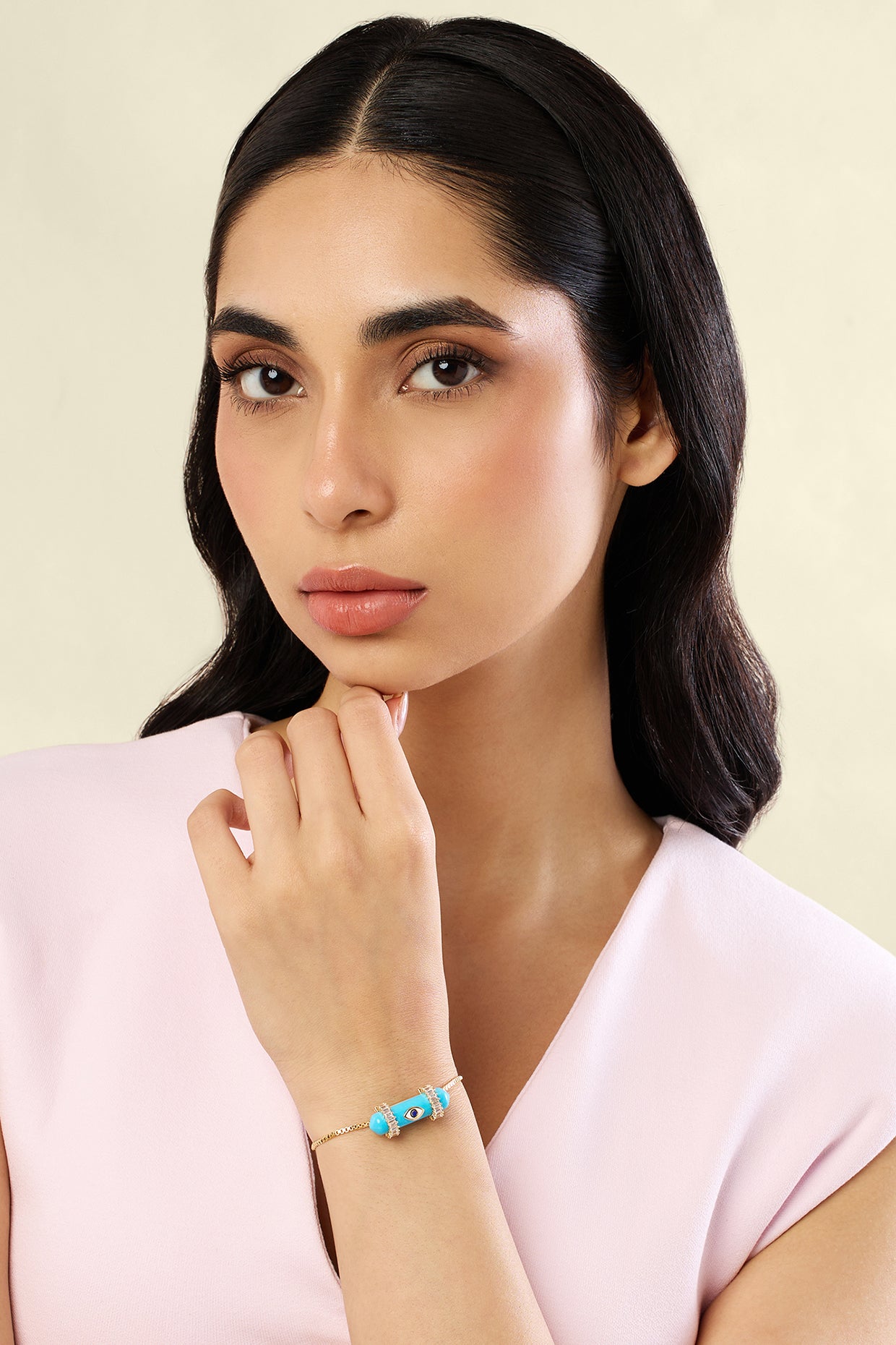 Skyshield Bracelet In 18kt Gold Plated