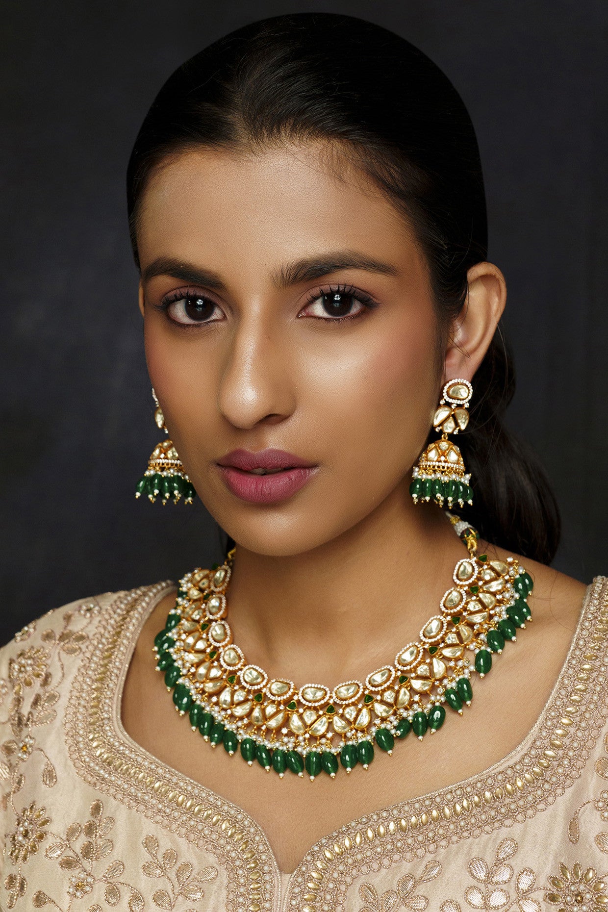 Rida Green Moissanite Set