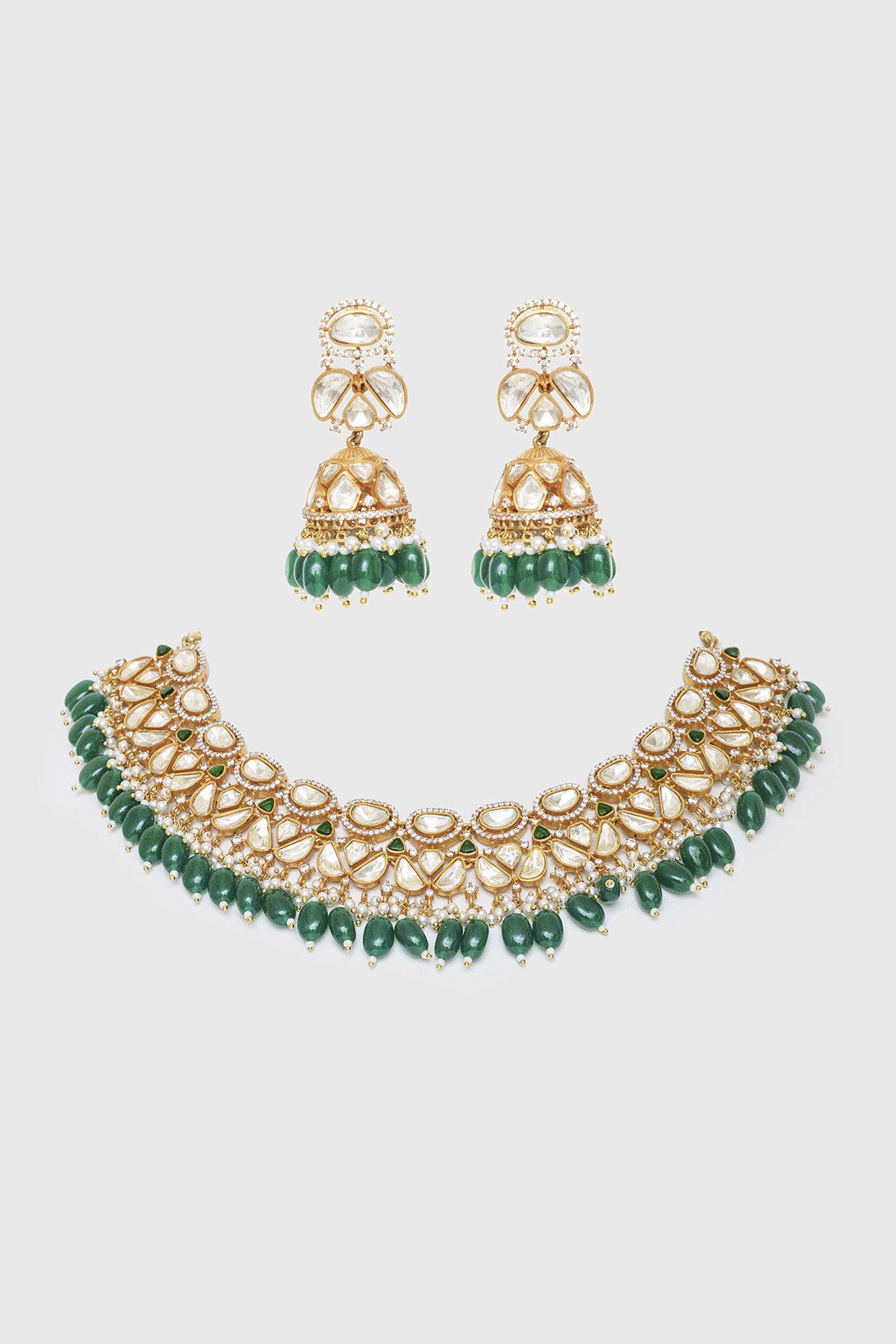 Rida Green Moissanite Set