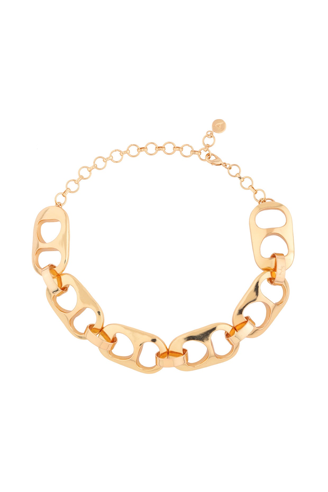 Dramatic Can Choker Necklace 22Kt Gold-Plated