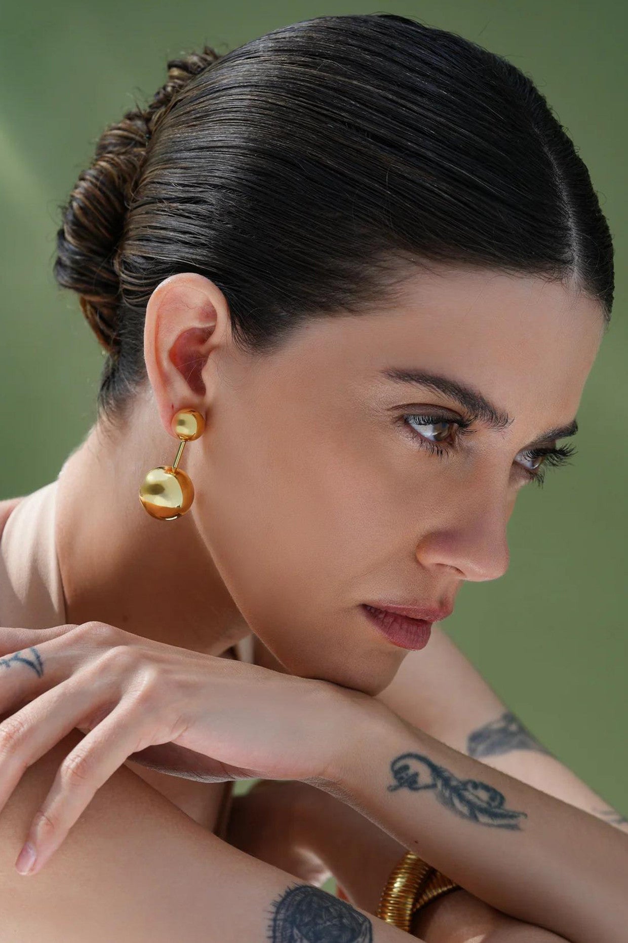 Drop Earrings 18k Gold Plated