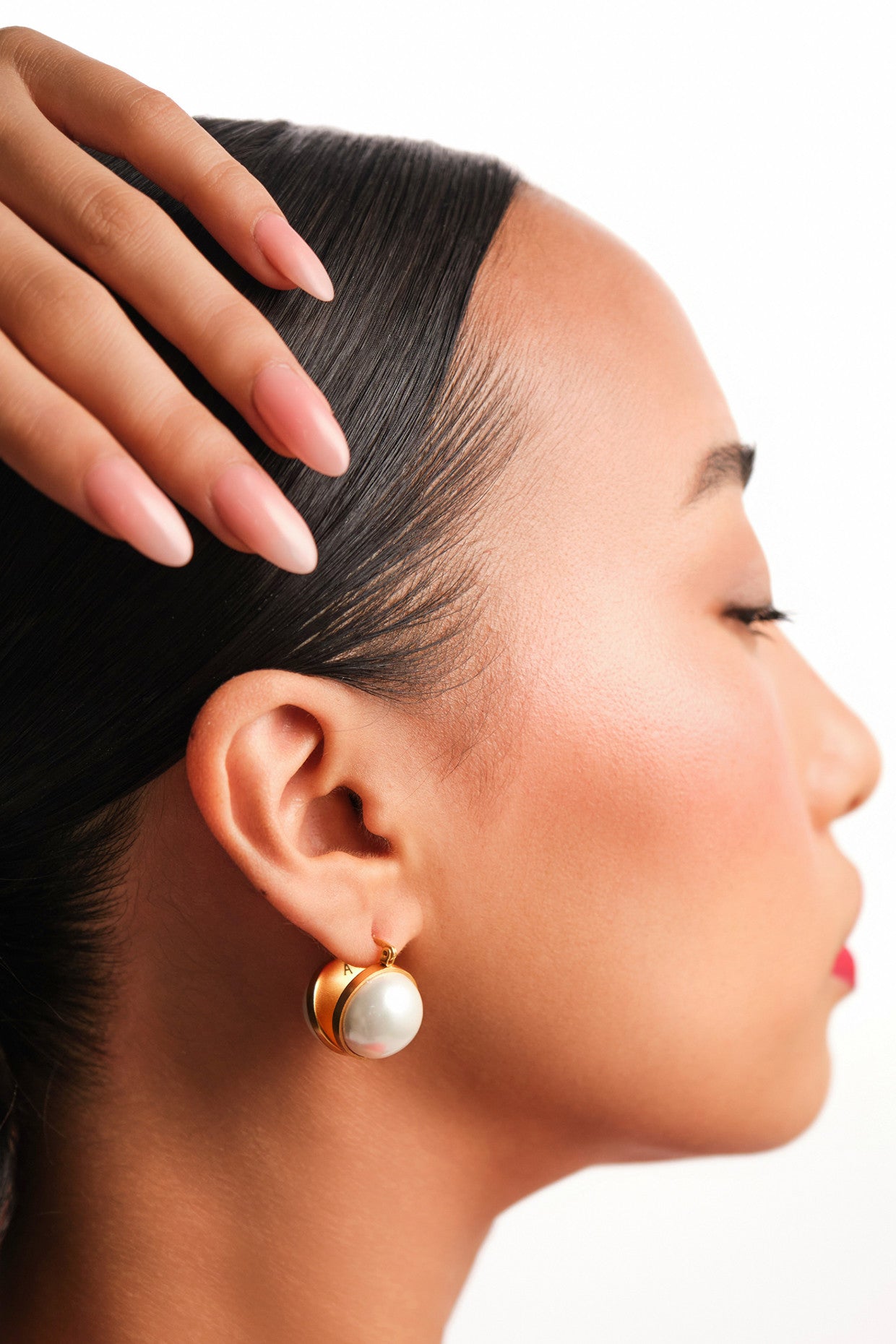 Duo Studs in 22Kt Gold Plating