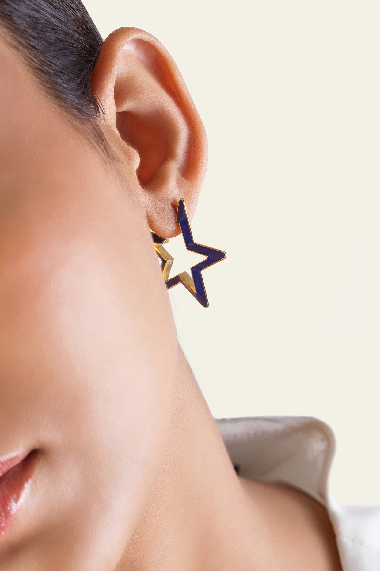 Blue Star Earrings