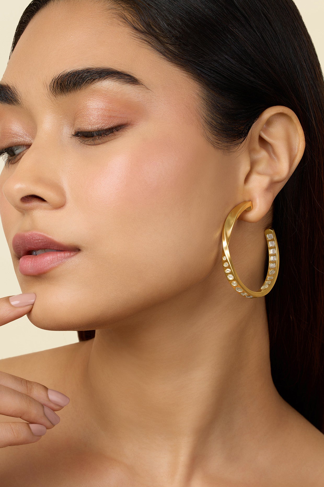 Festive Joy Statement Hoops