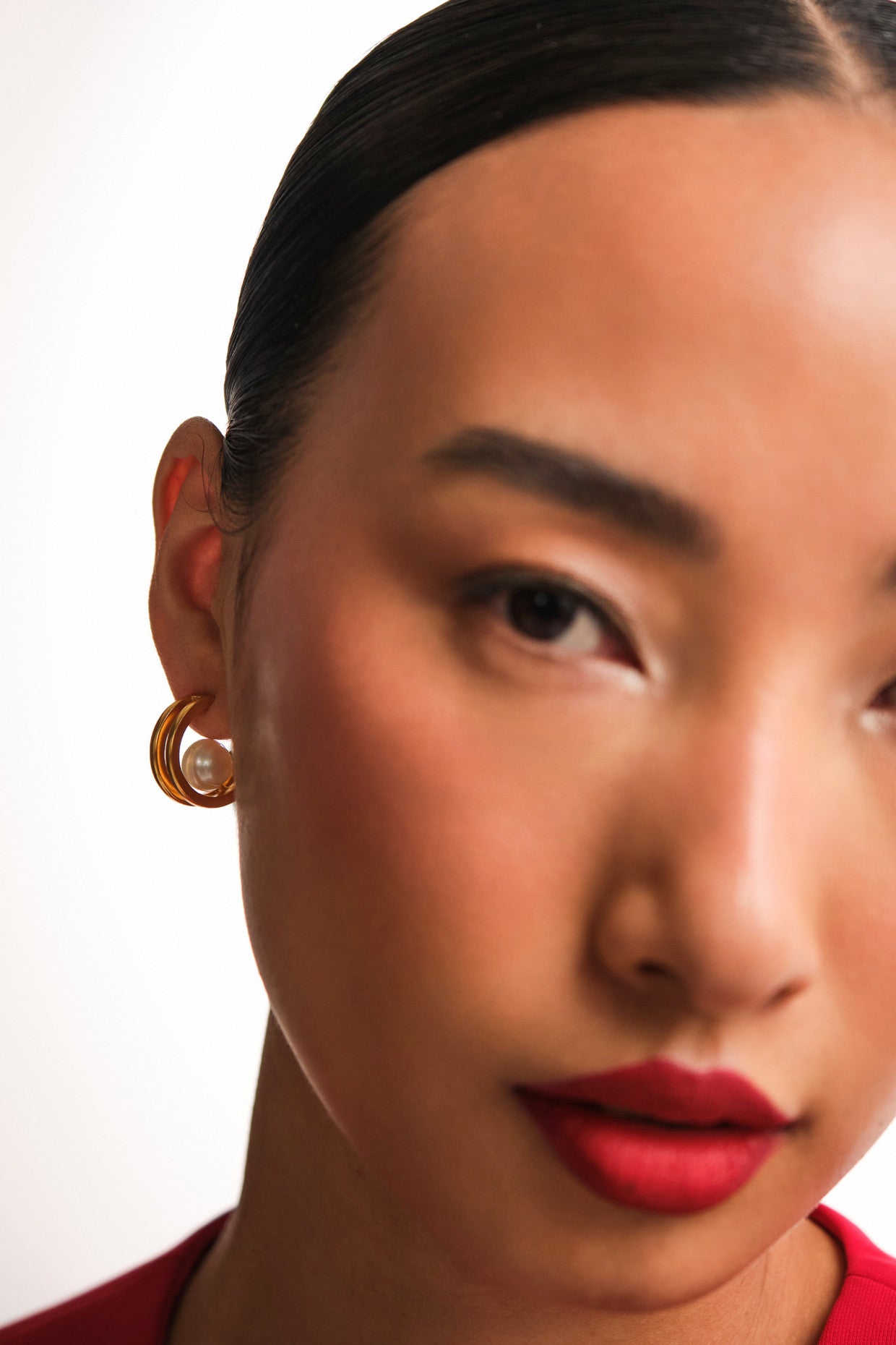 Echo Hoops in 22Kt Gold Plating