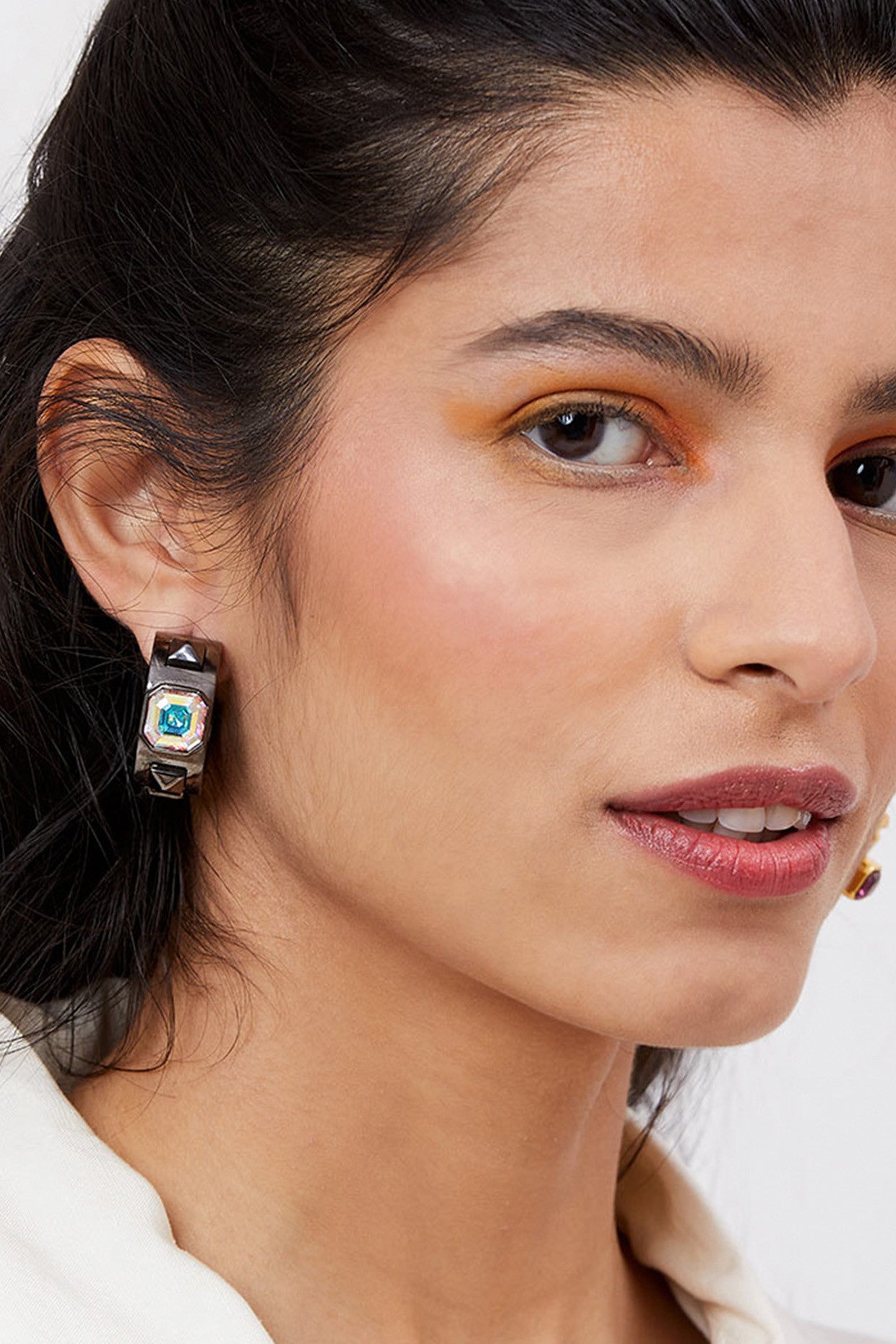 Eilish White Abalone Earrings