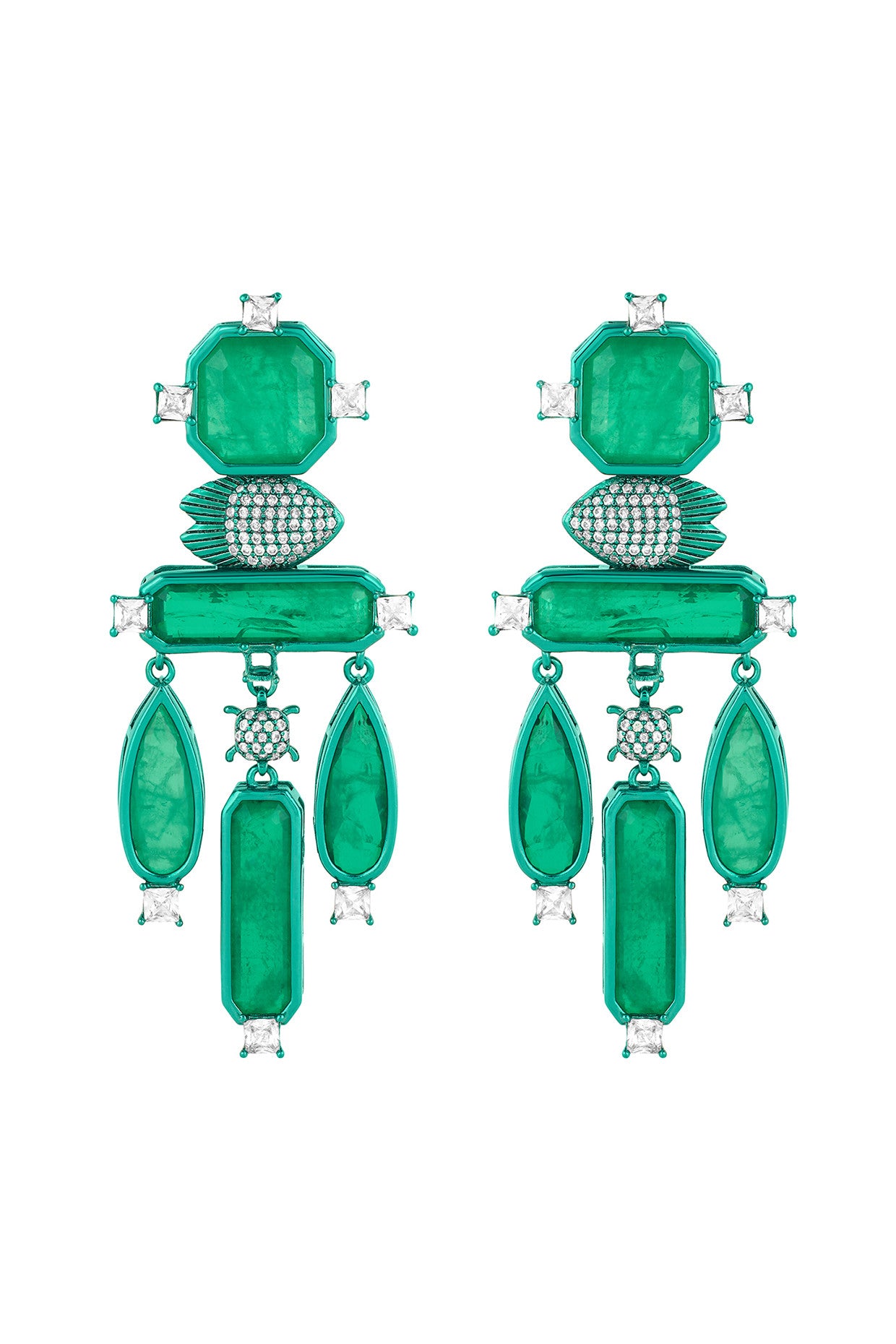 Emerald Carnevale Danglers