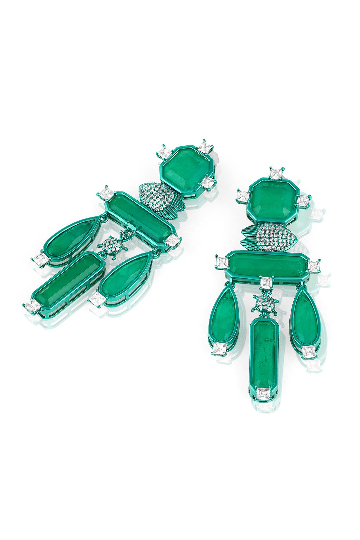 Emerald Carnevale Danglers