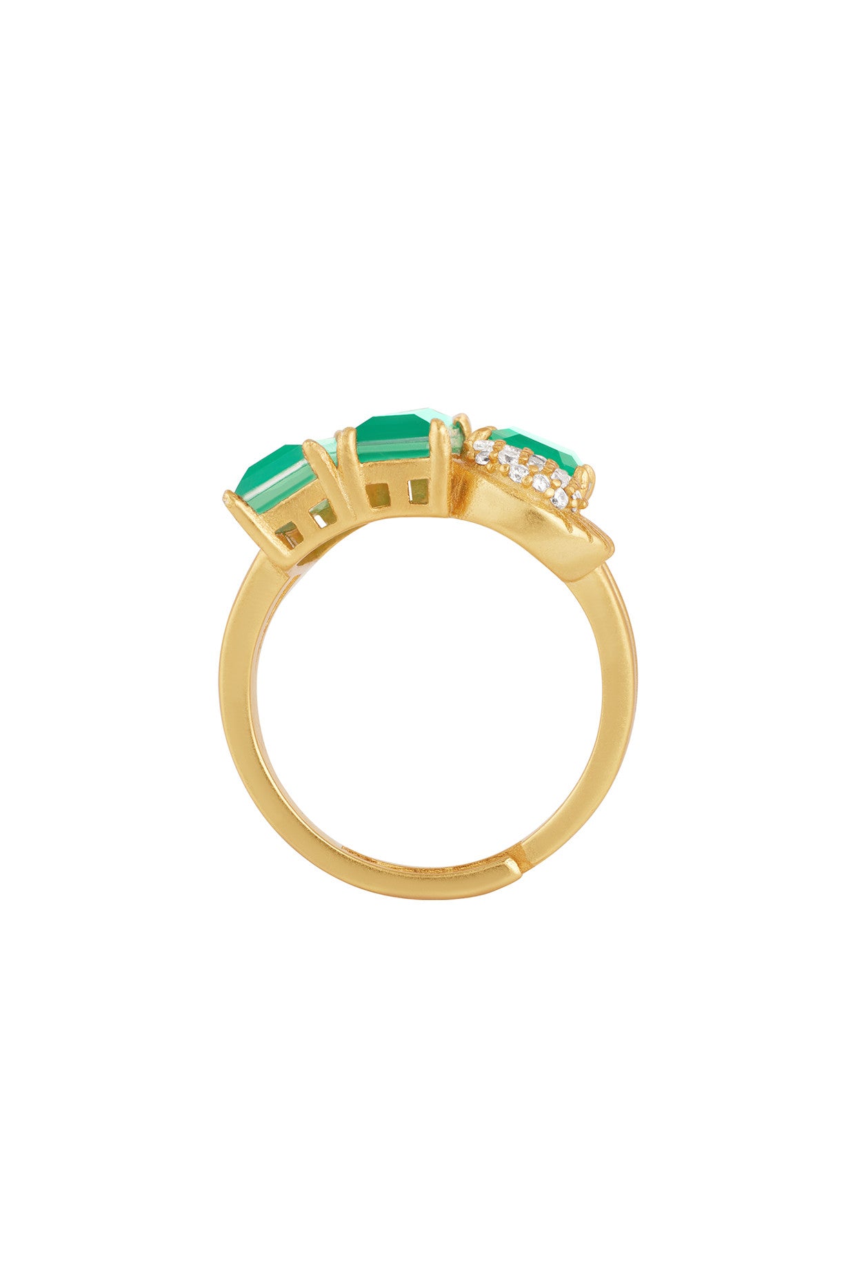 Emerald Dreams Cocktail Ring