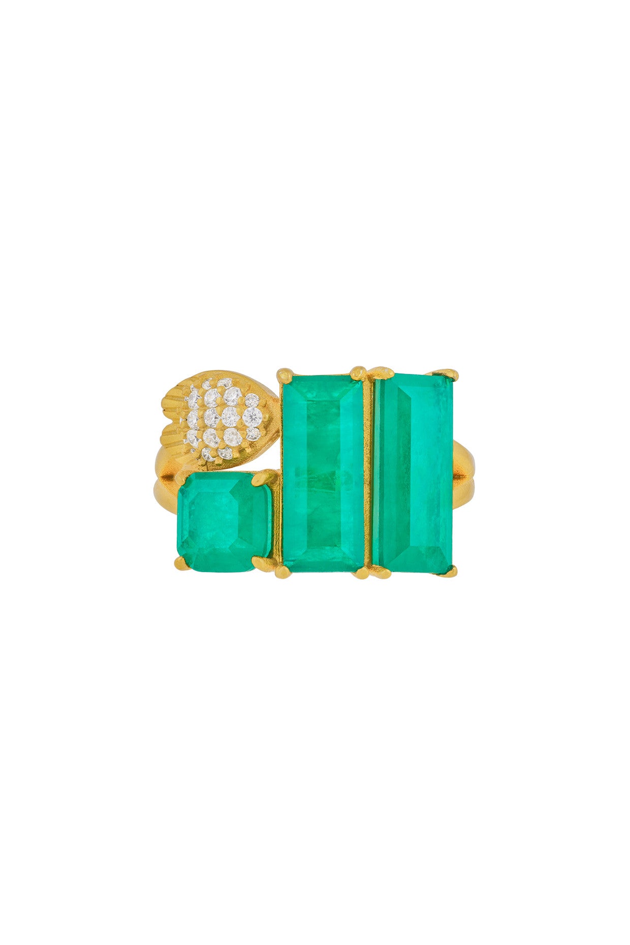 Emerald Dreams Cocktail Ring