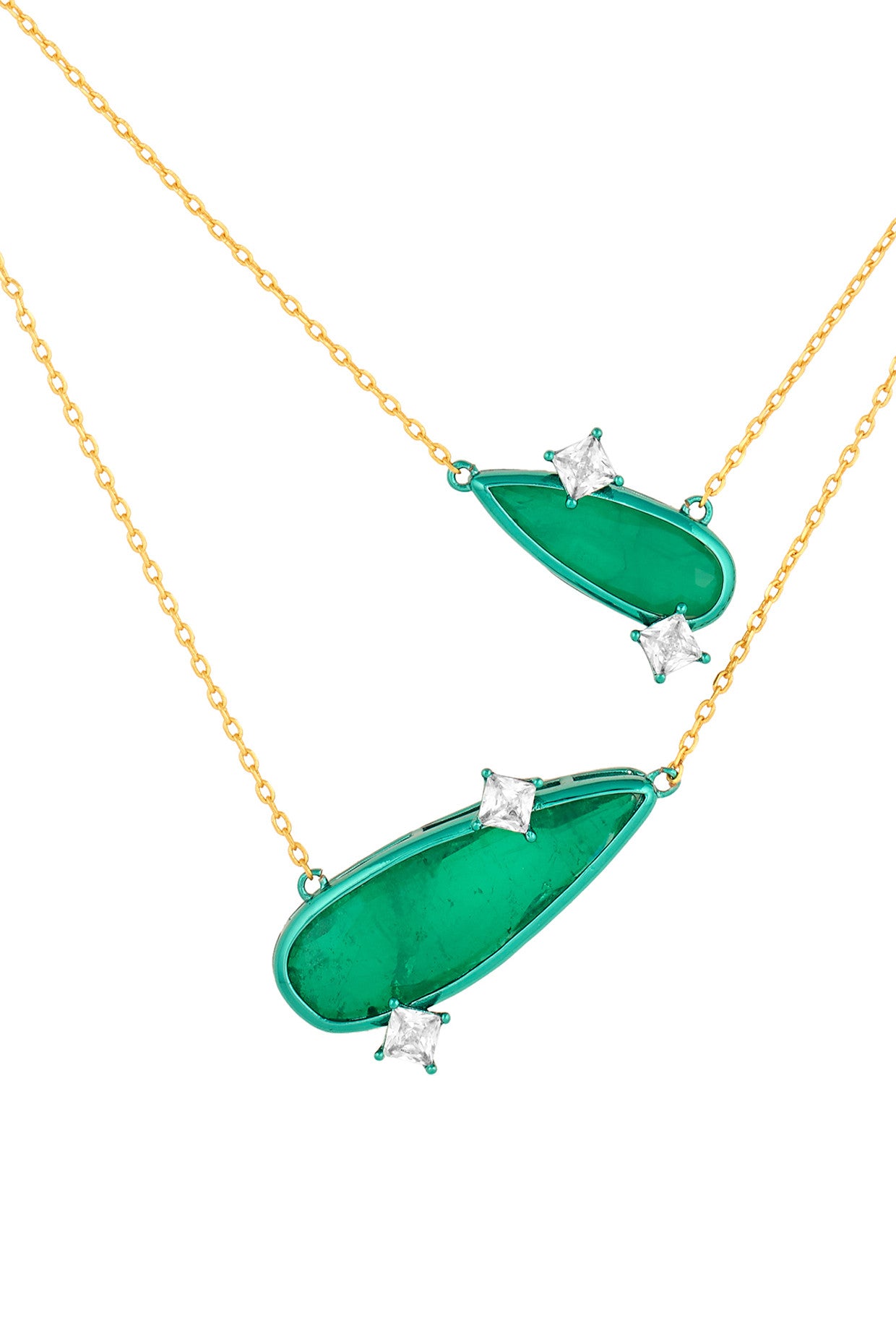 Emerald Layers Necklace