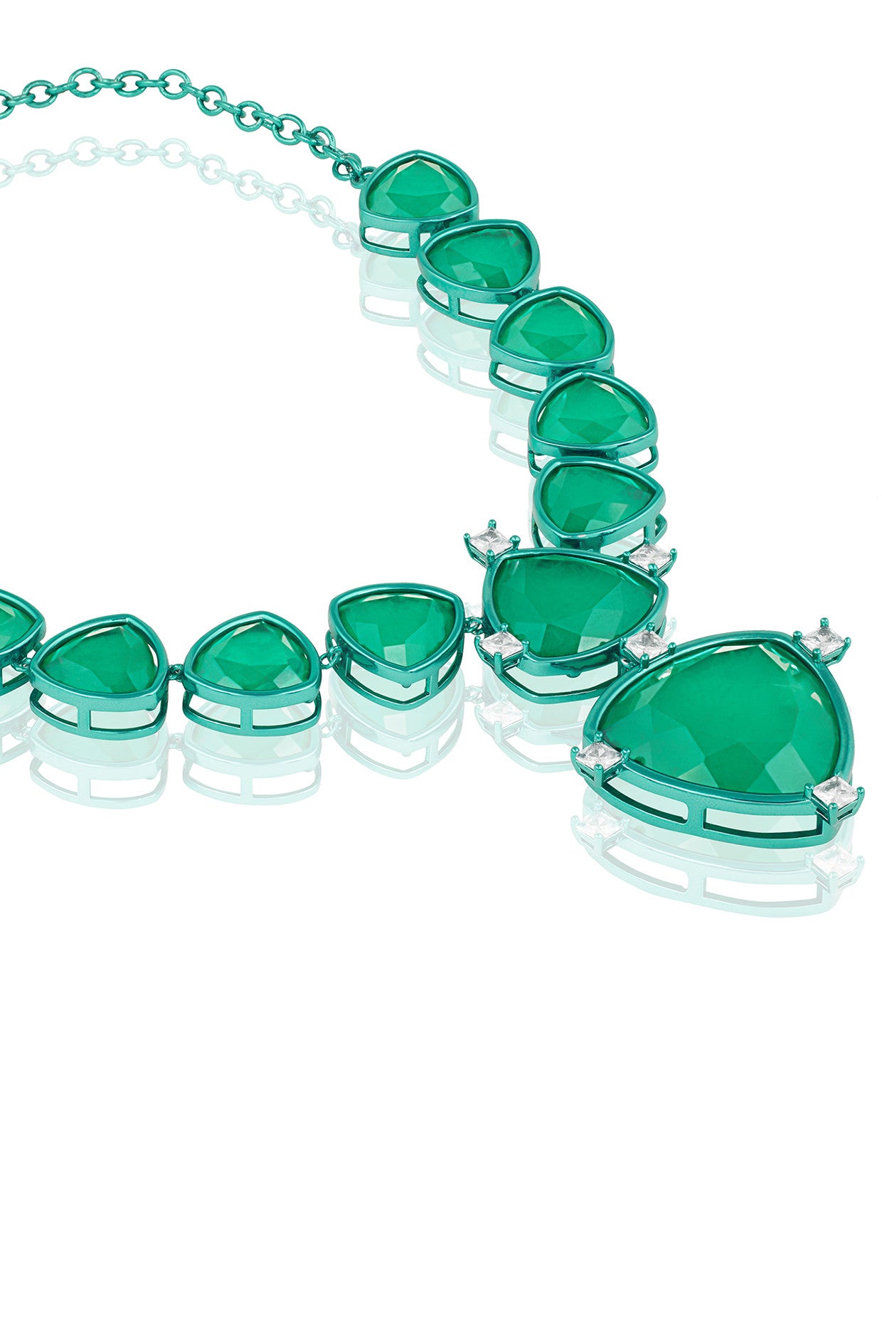 Emerald Regale Collar Necklace