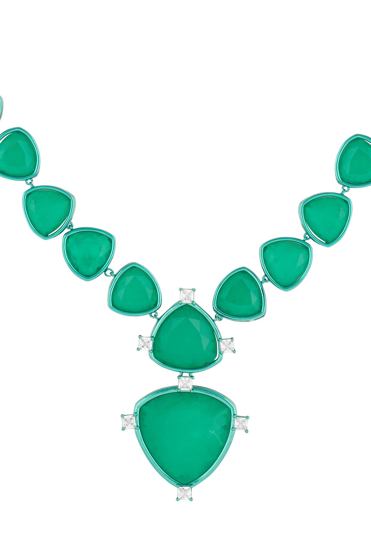 Emerald Regale Collar Necklace