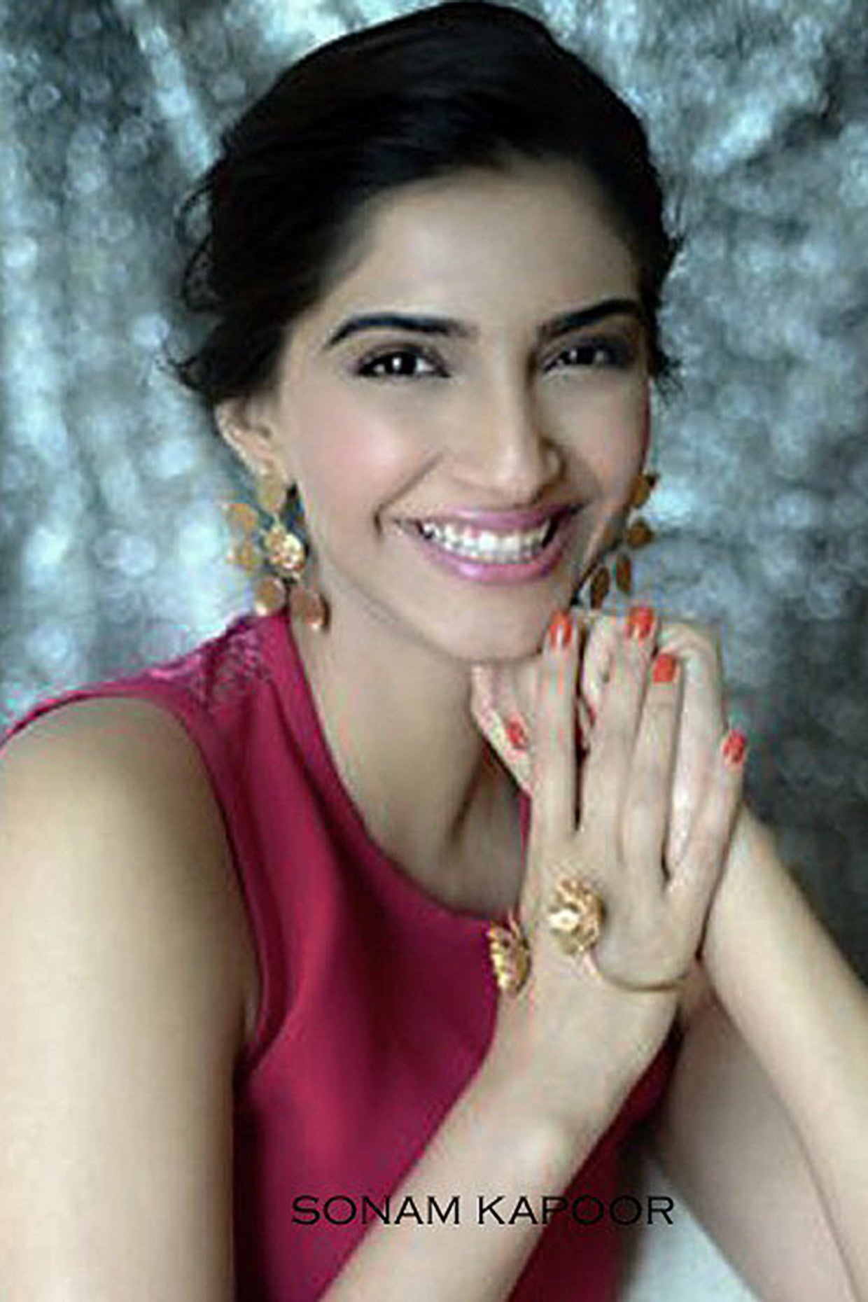 Etched Rose Earrings