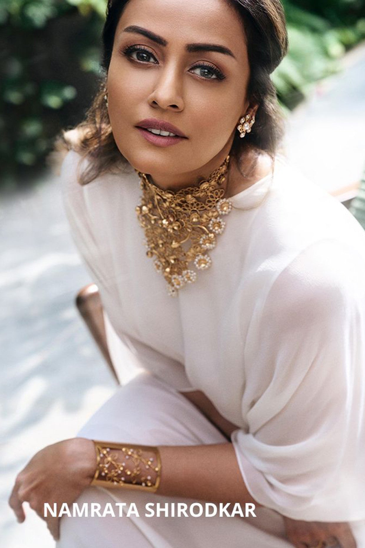 Fern Fantasy Gold Plated Cuff