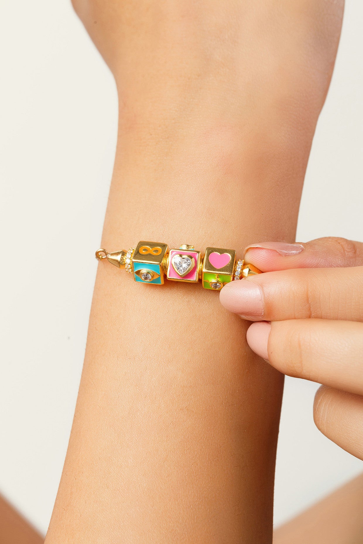 Fidgeting Heart Bracelet