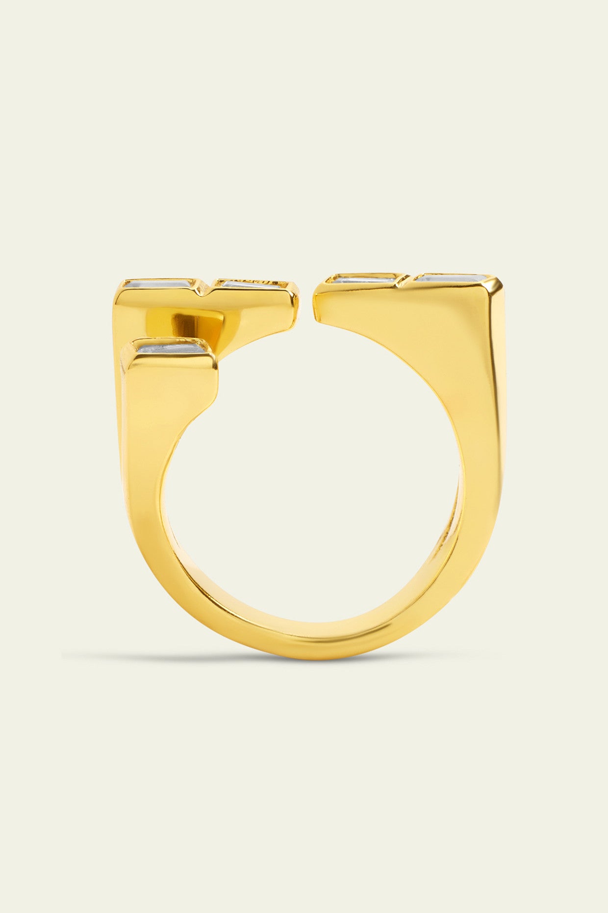 Gold CZ Ring