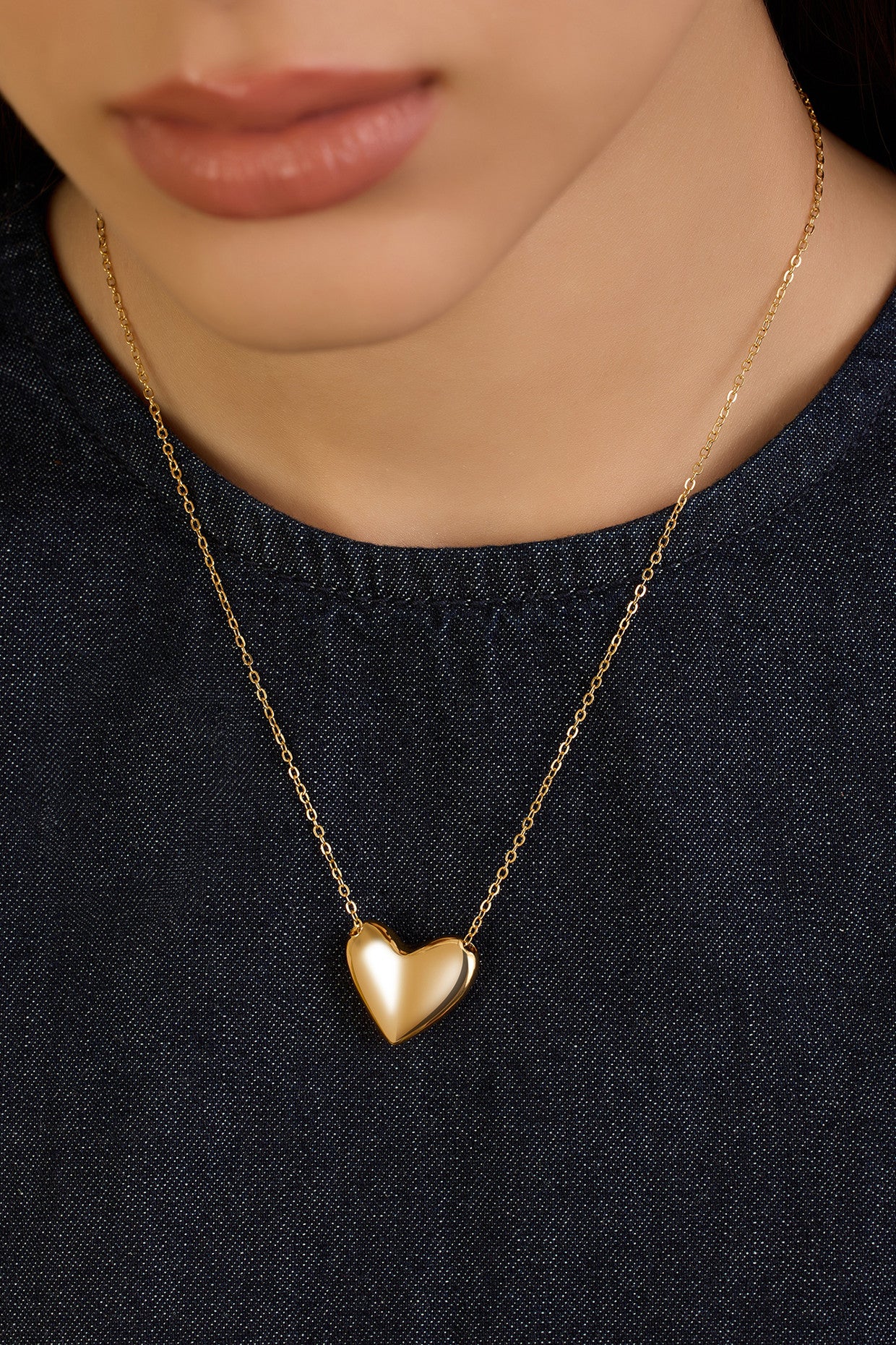 Gold Heart Necklace