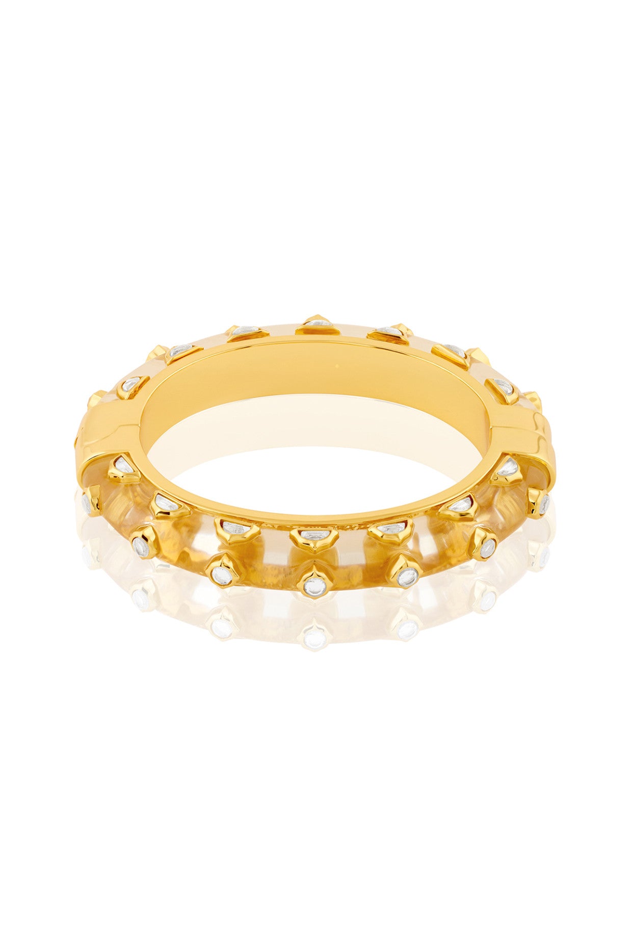 Gold Mirror Boondein Bangle