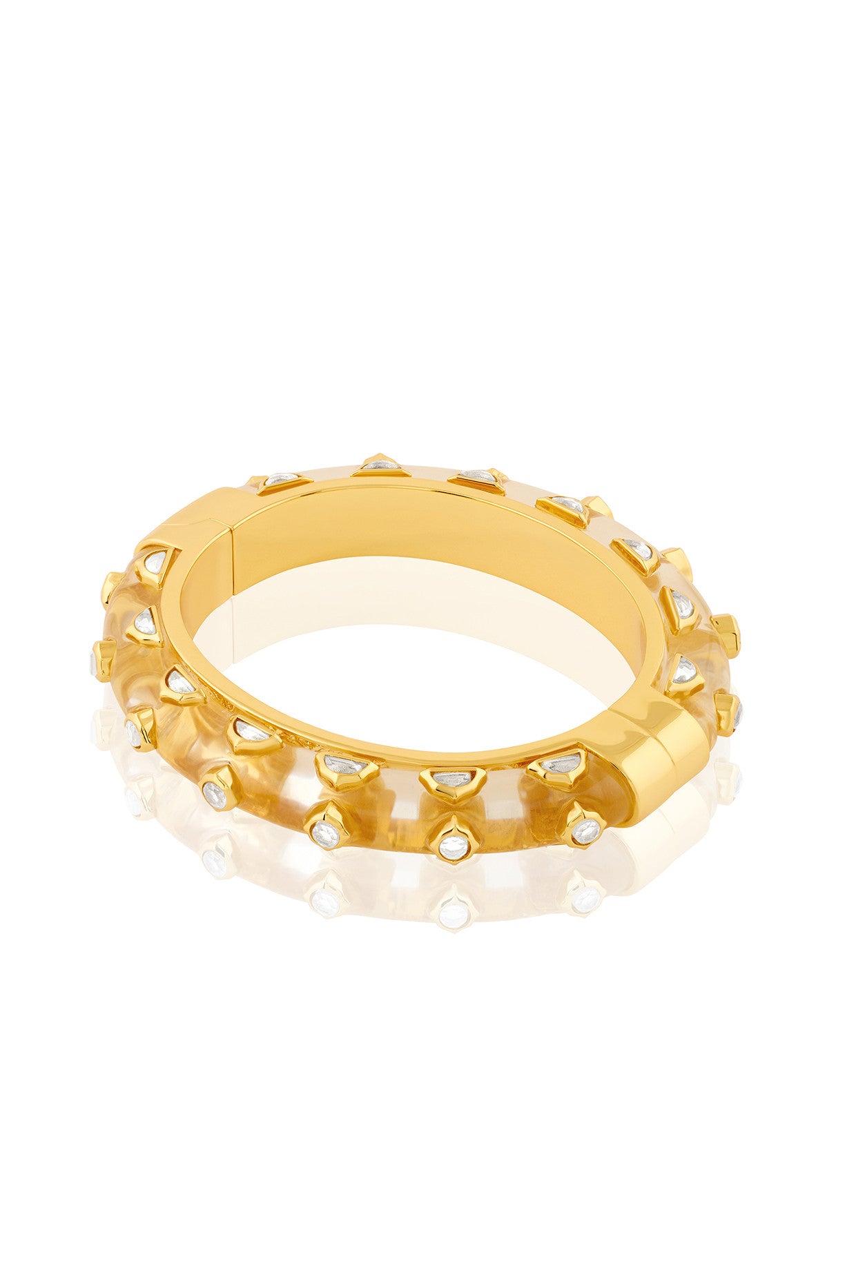 Gold Mirror Boondein Bangle
