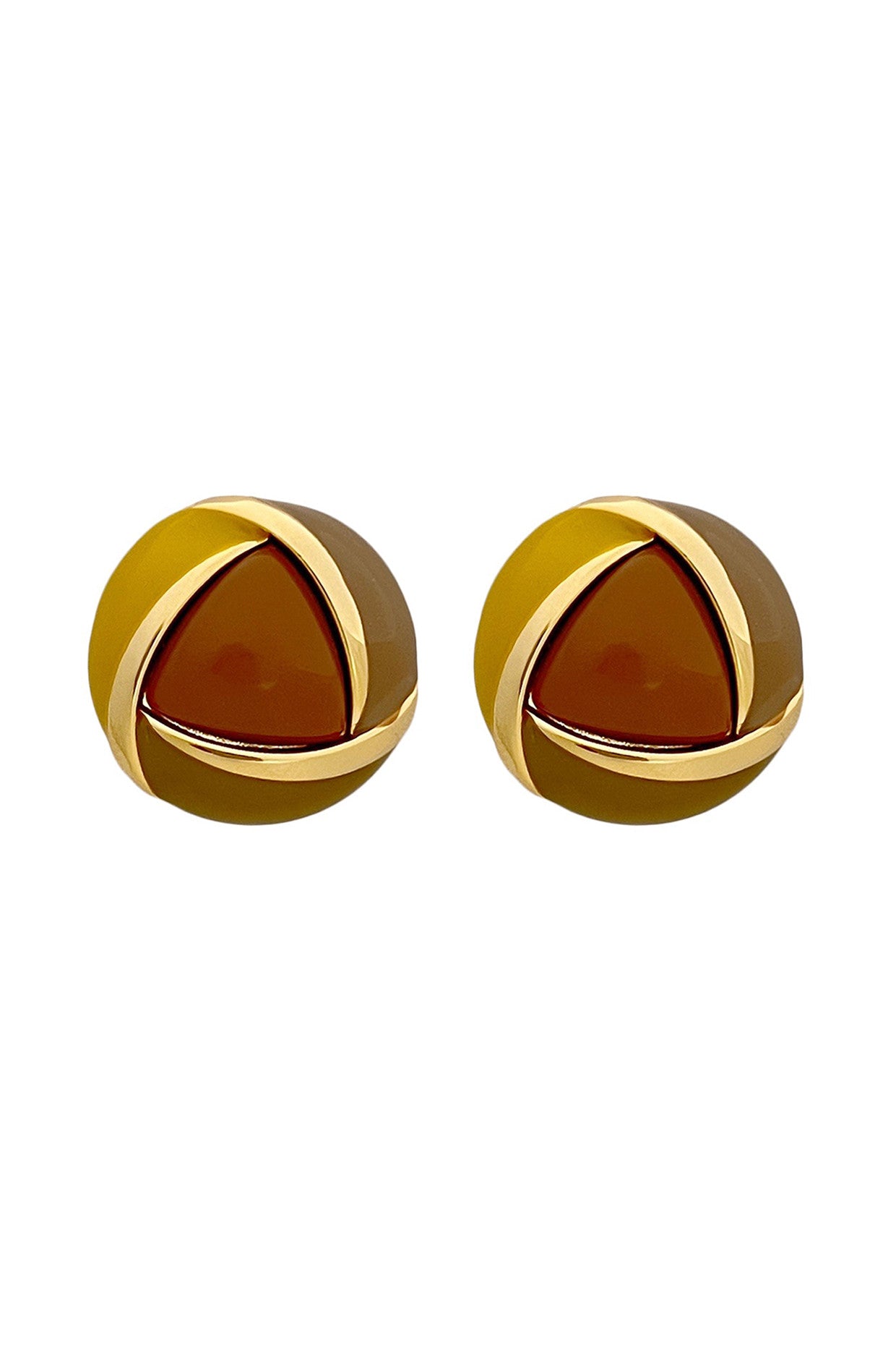 Gold Plated Classic Bonbon Studs