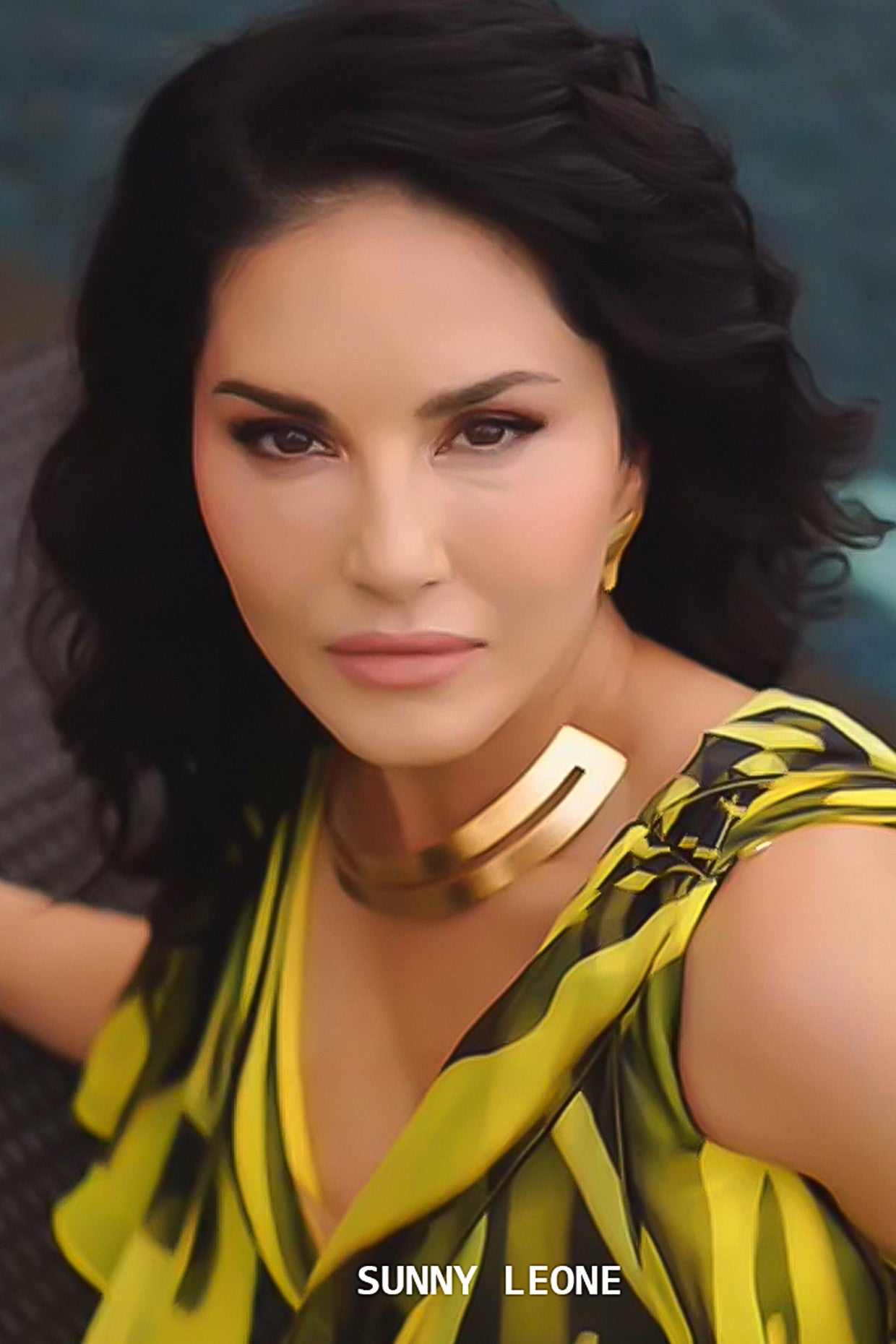 Gold-Plated Handcrafted Collar Necklace