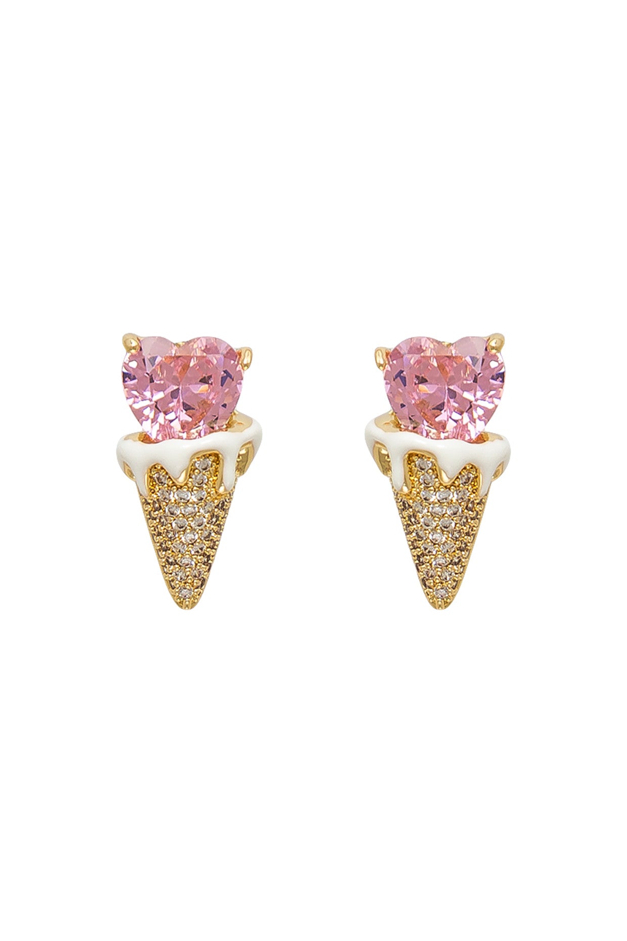 Gold Plated Ice-Cream Studs