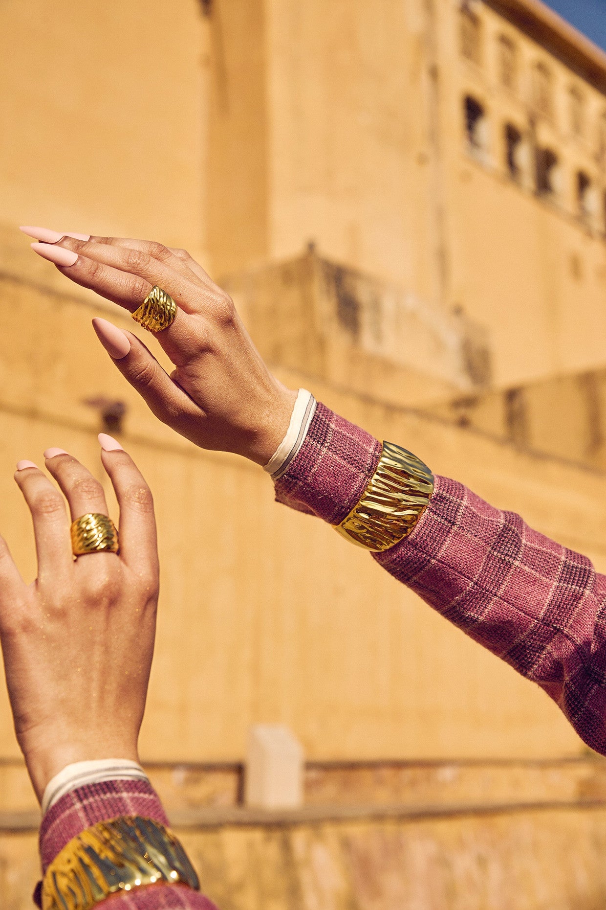 Gold Plated Midas Cascade bracelet