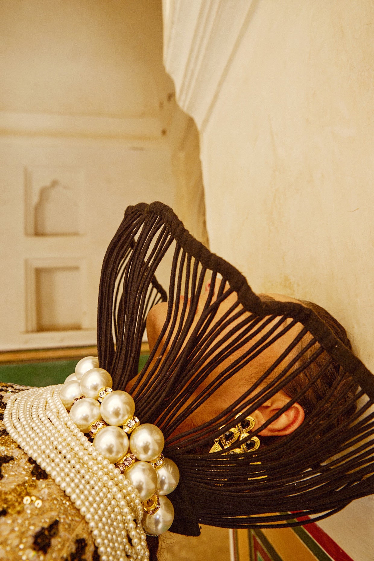 Gold Plated Pearl Frost Necklace