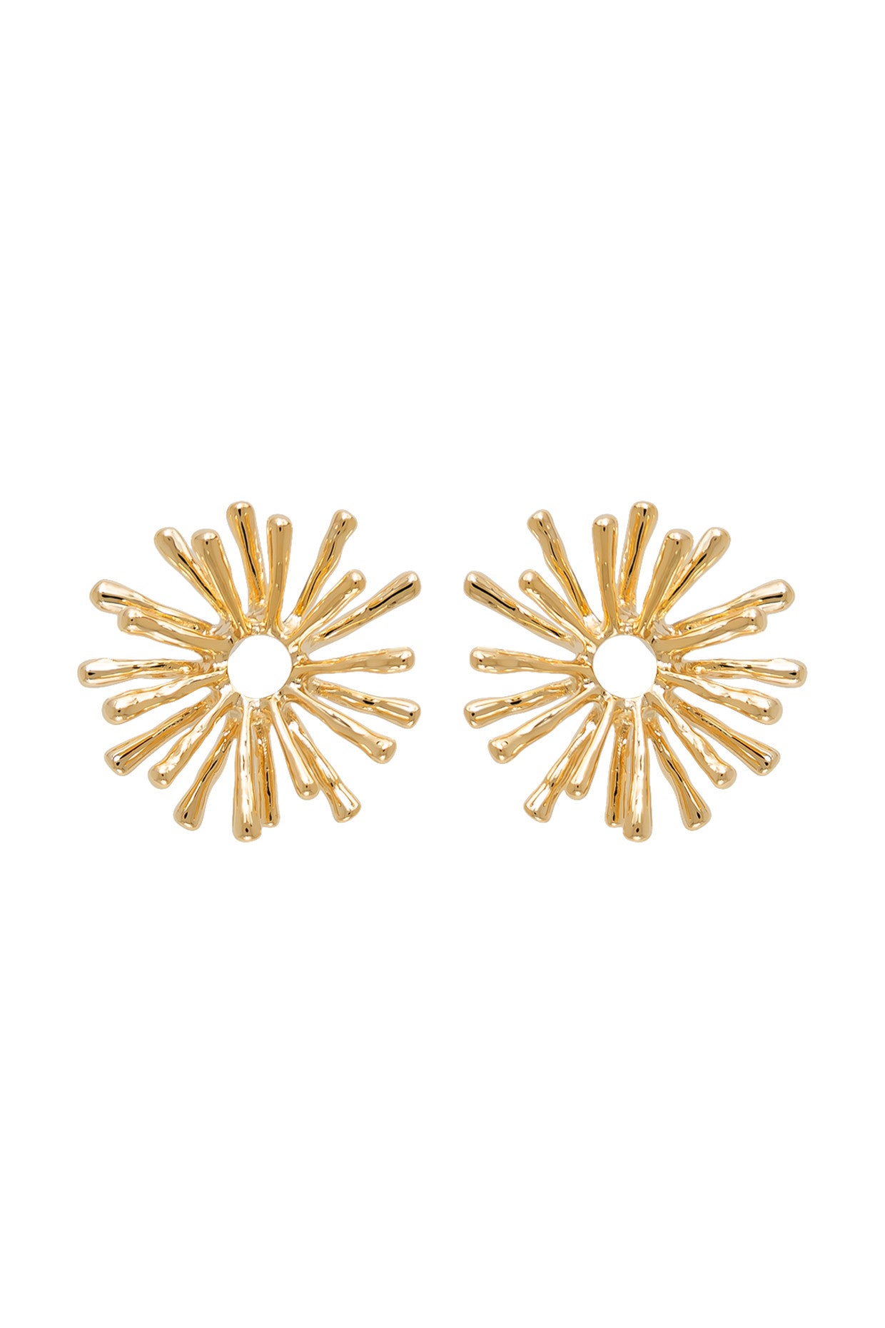 Gold Plated Ray Earrings