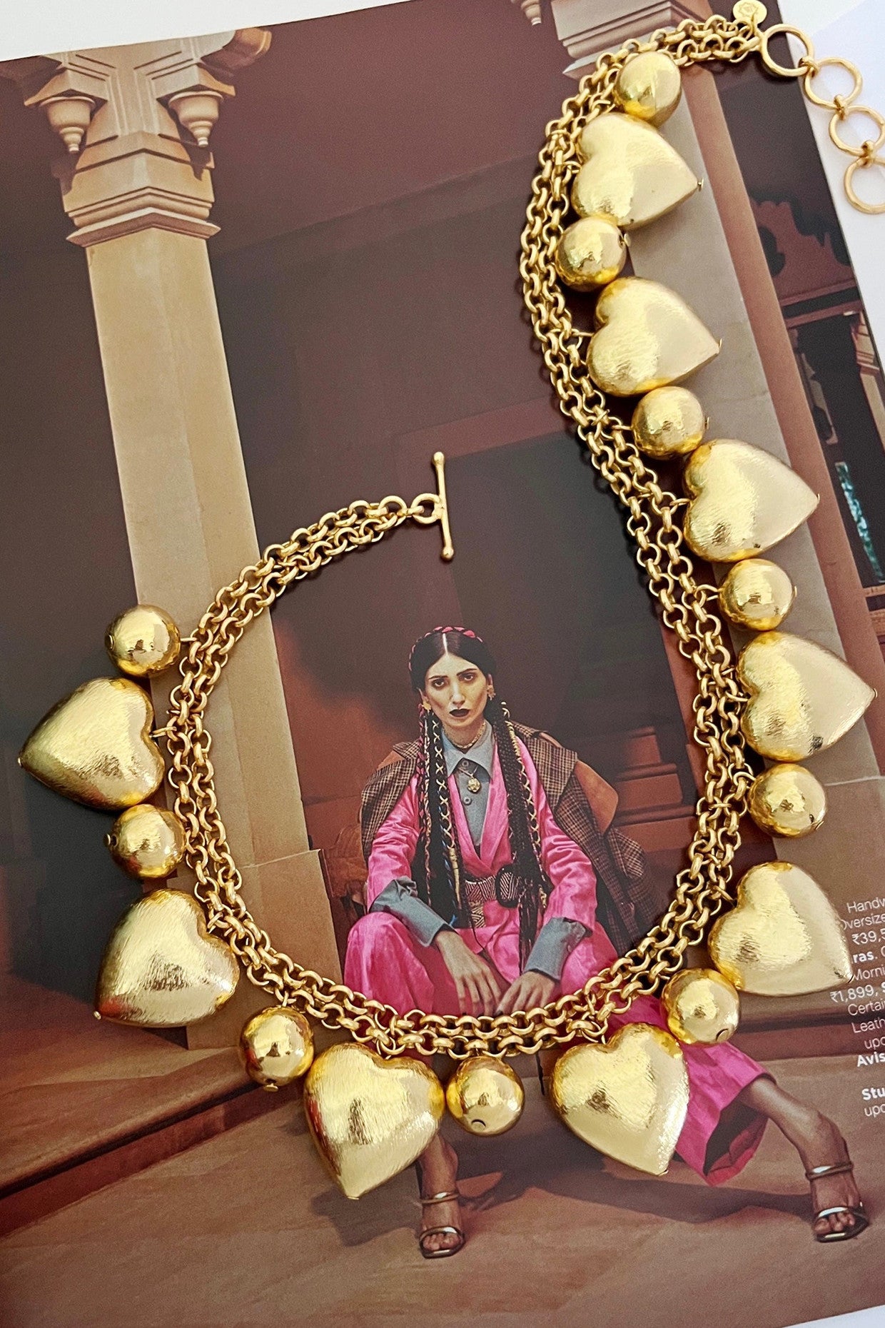 Gold Plated Scarlet Necklaces