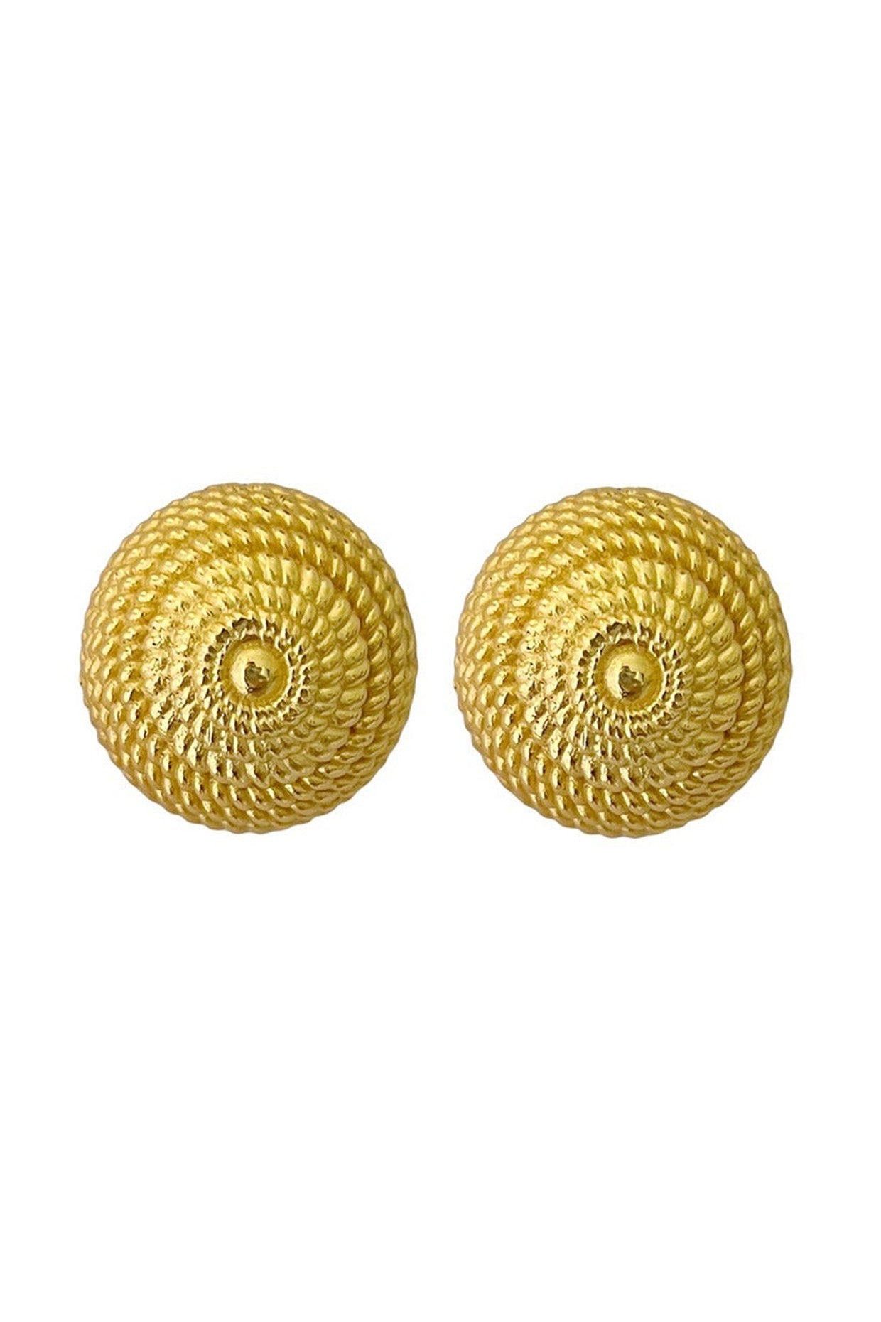 Gold Plated Twirled Sylvia Studs