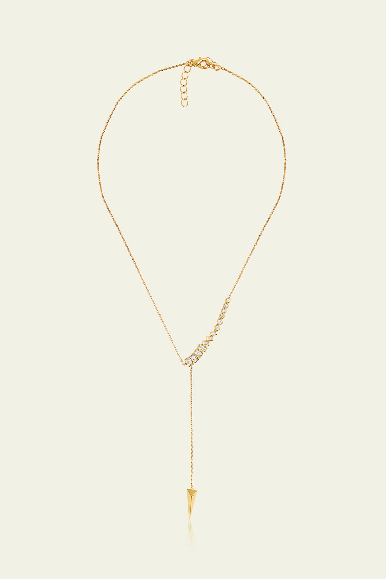 Gold Spiked Lariat